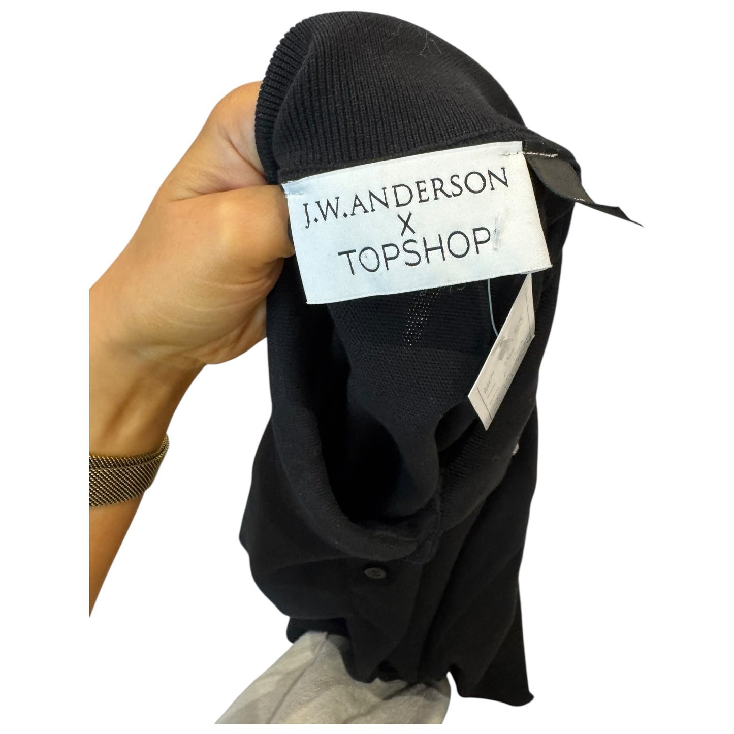JW Anderson X Topshop Black Dodo Motif Polo - 16
