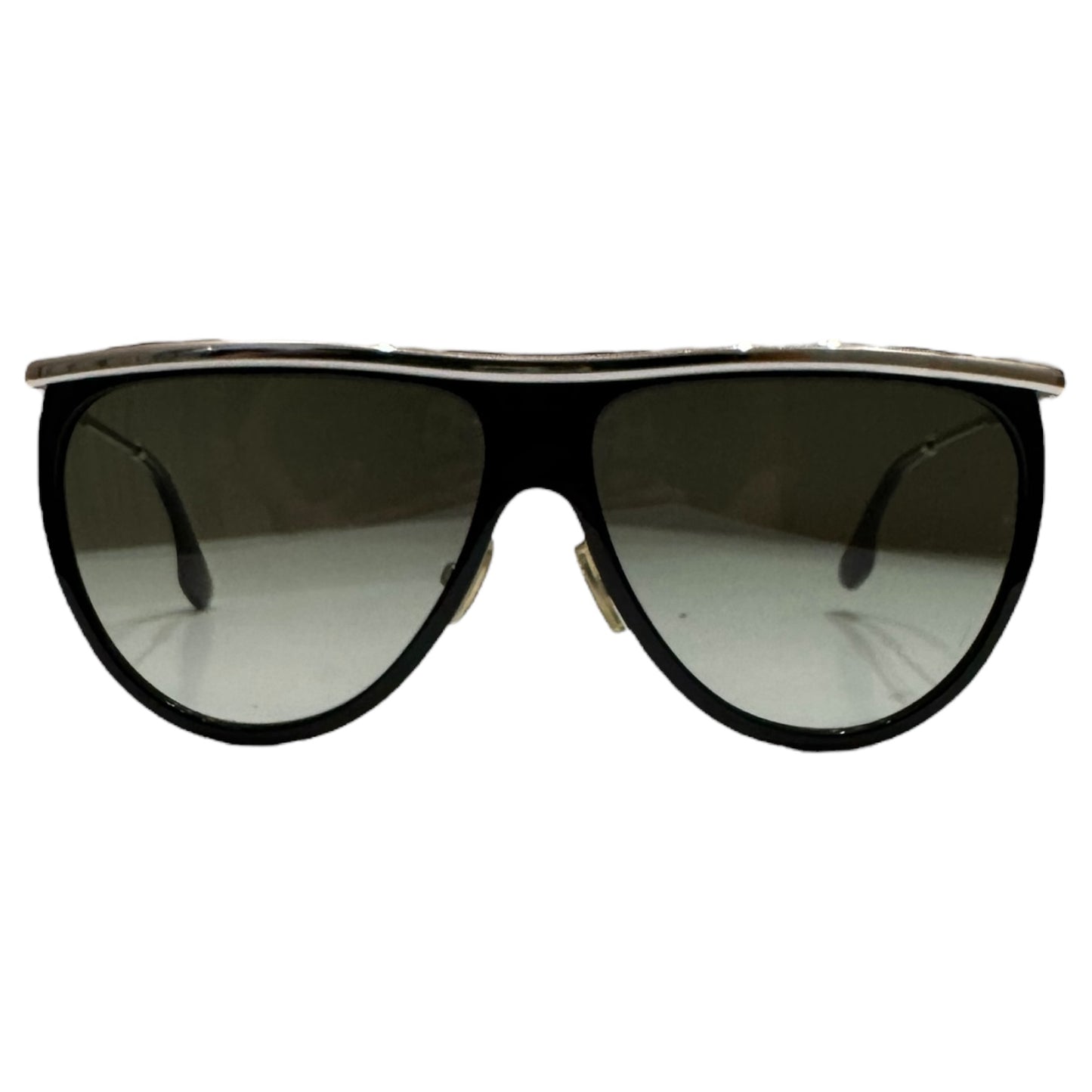 Victoria Beckham Half Moon High Brow VB155S Black and Silver