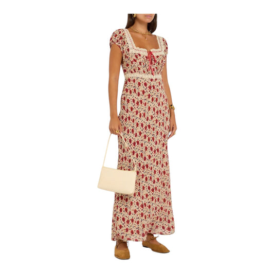 Rixo Maeva Floral-Print Crepe De Chine Maxi Dress - 8/10