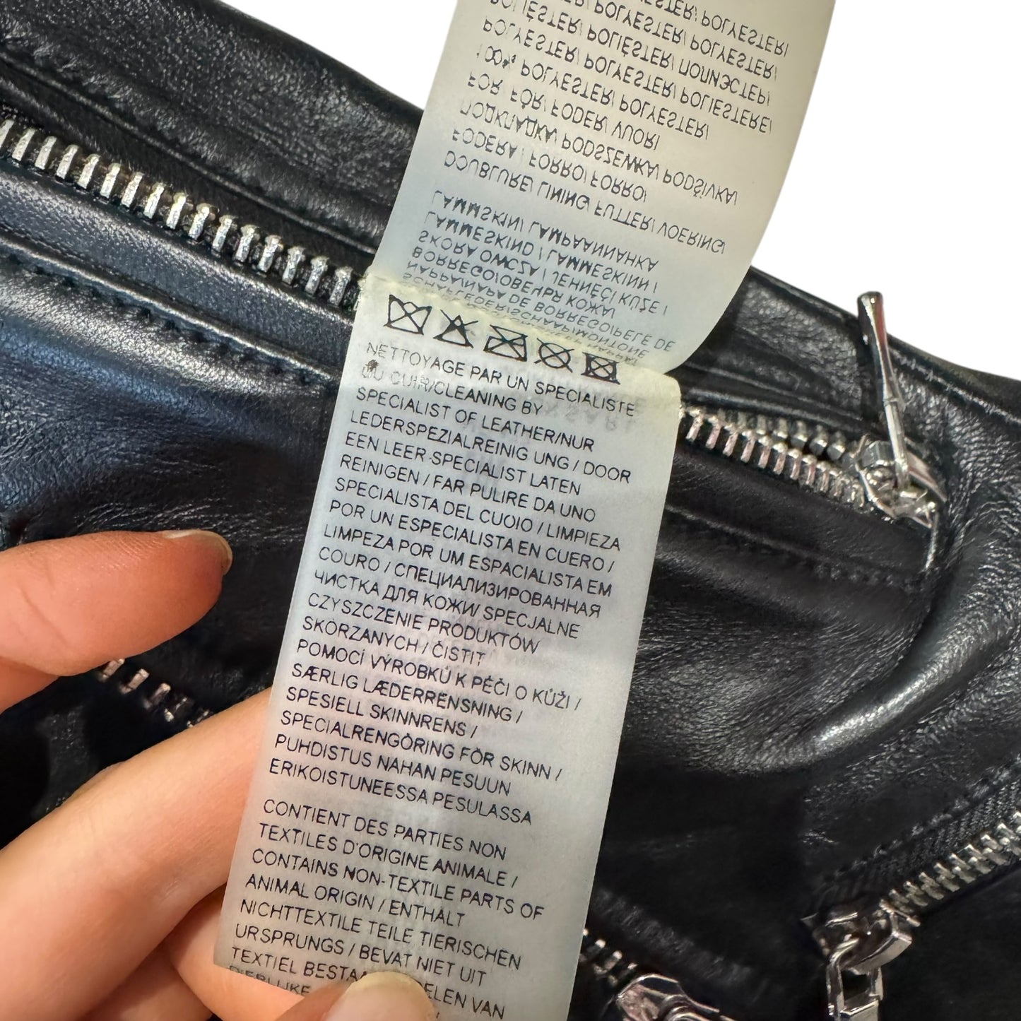 Oakwood Black Biker Jacket