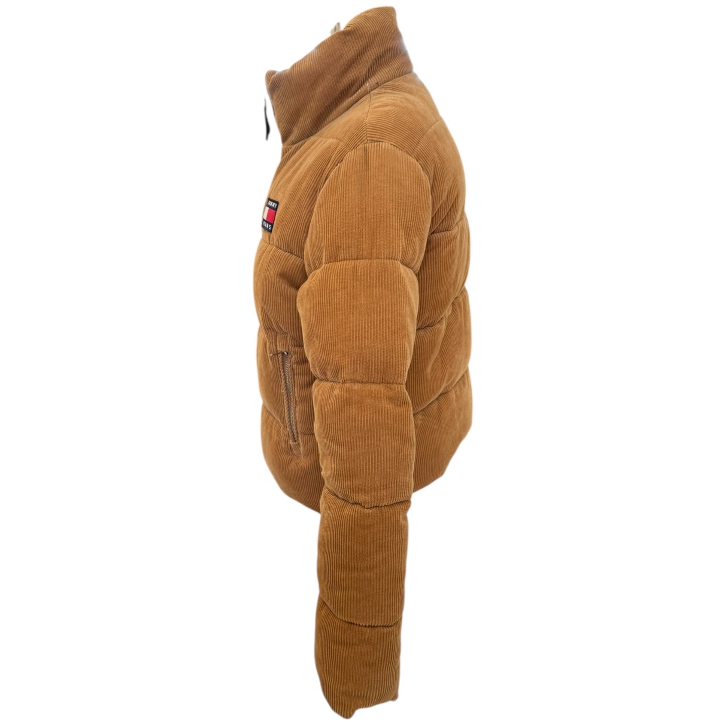 Tommy Jeans Camel Corduroy Puffer Jacket - 8/10