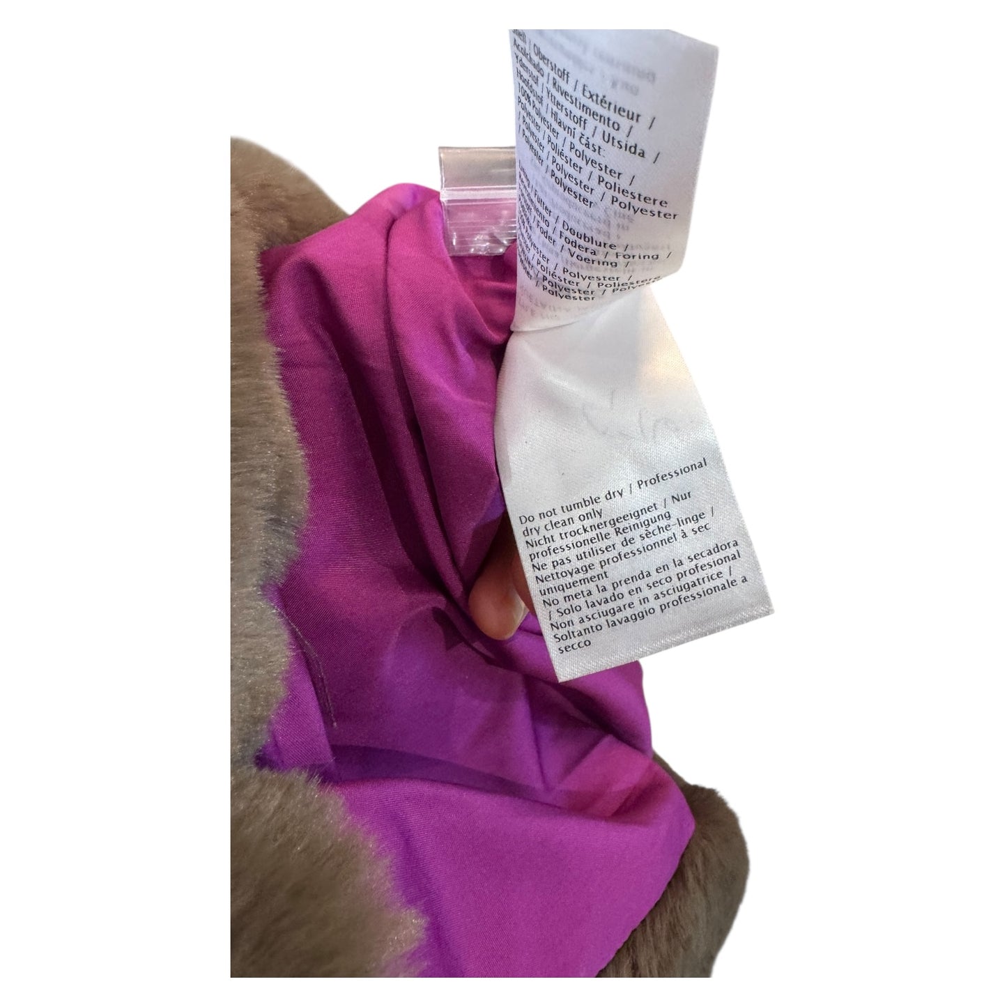 Numph Brown Faux Fur Coat - 14