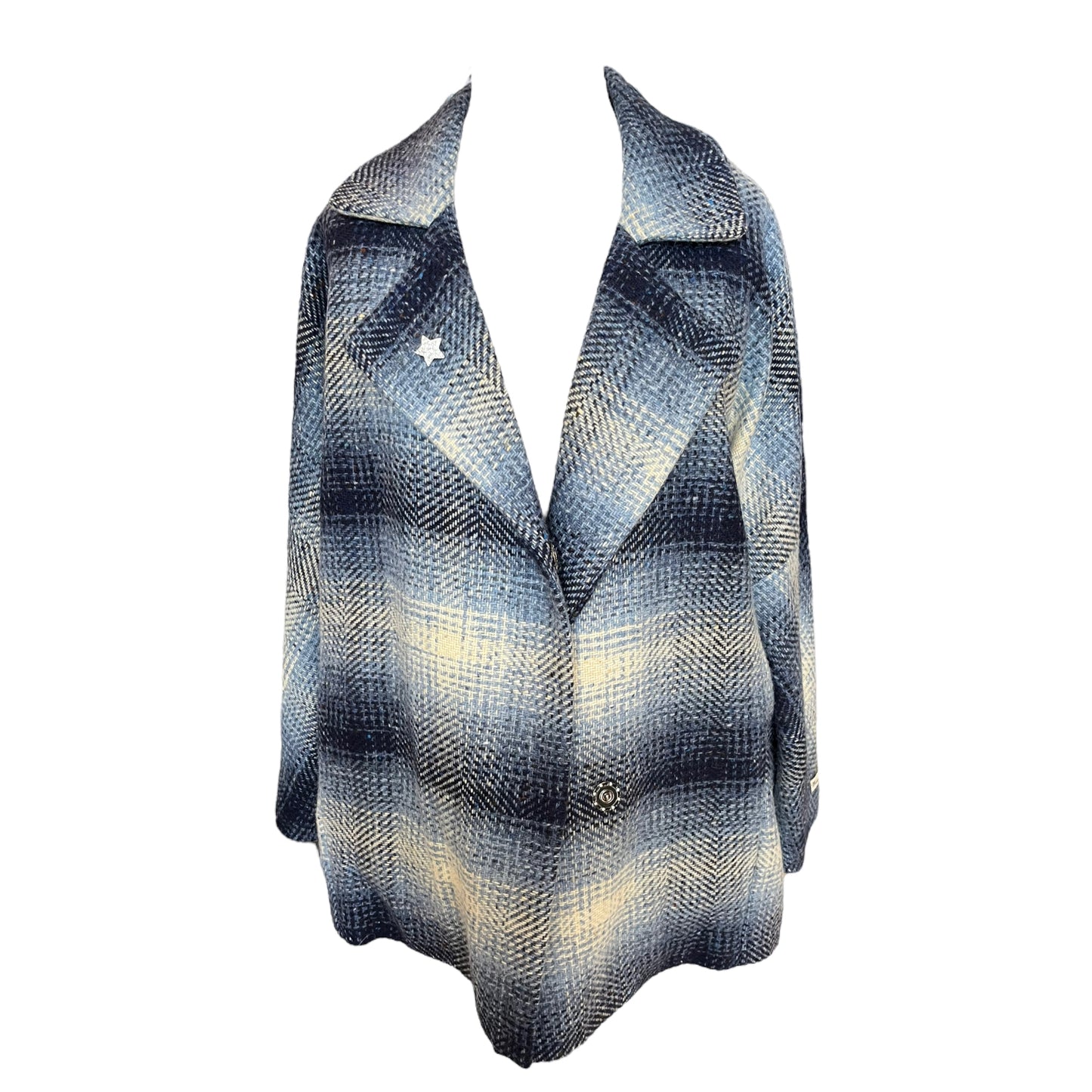Avoca Blue Tweed Shacket