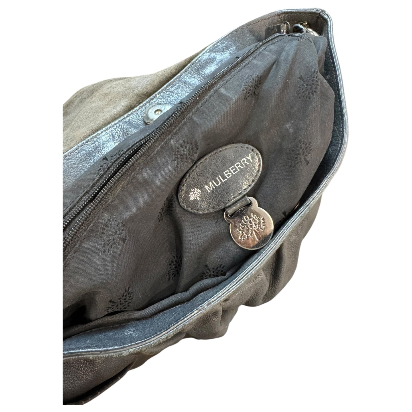 Mulberry Lizzie Crossbody Bag in Grey