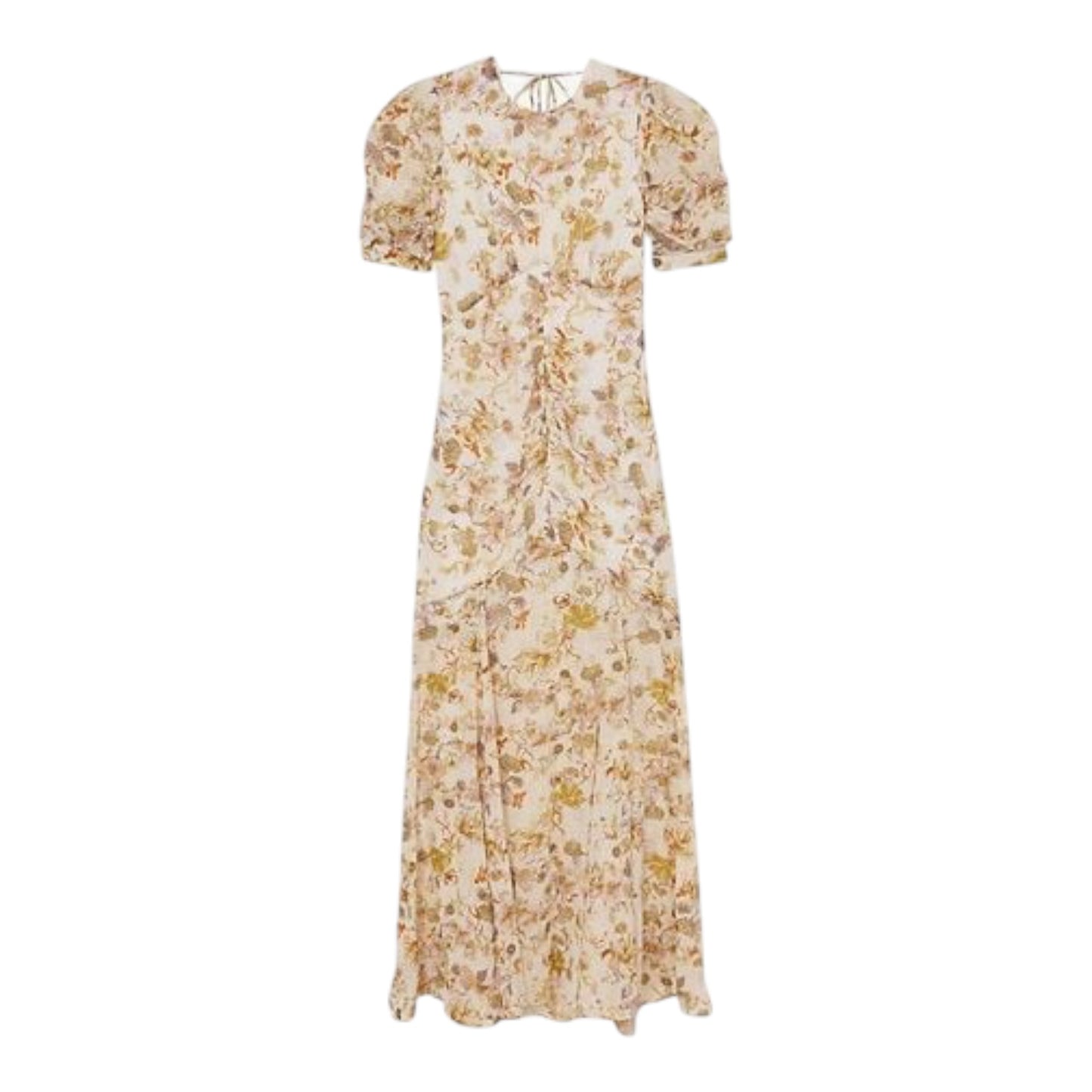 Reiss Naia Floral Open Back Maxi Dress - 8