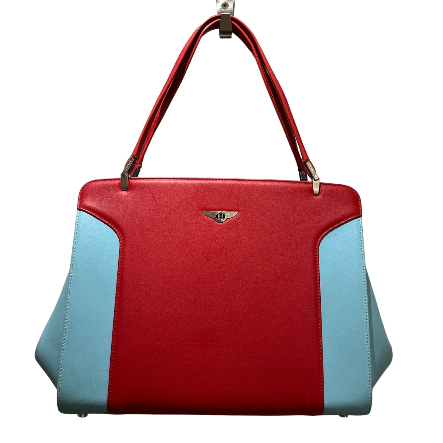 Bentley Turquoise and Red Bag