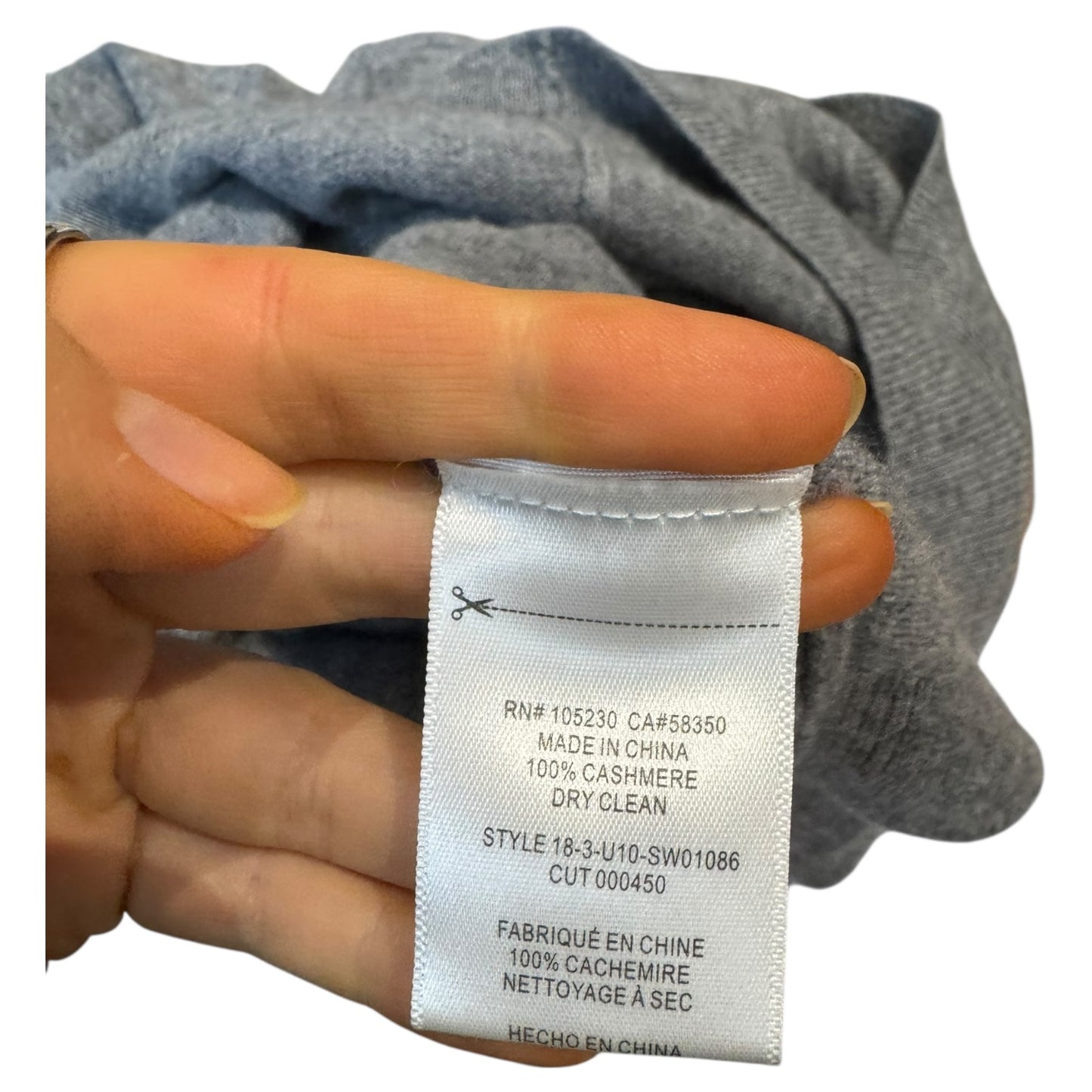 Luisa Cerano Grey Polo Merino Wool and Silk Blend Jumper - 12