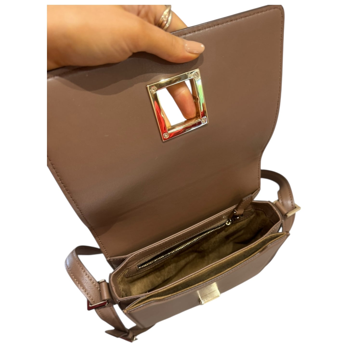 Max Mara Taupe Crossbody - Shoulder Bag