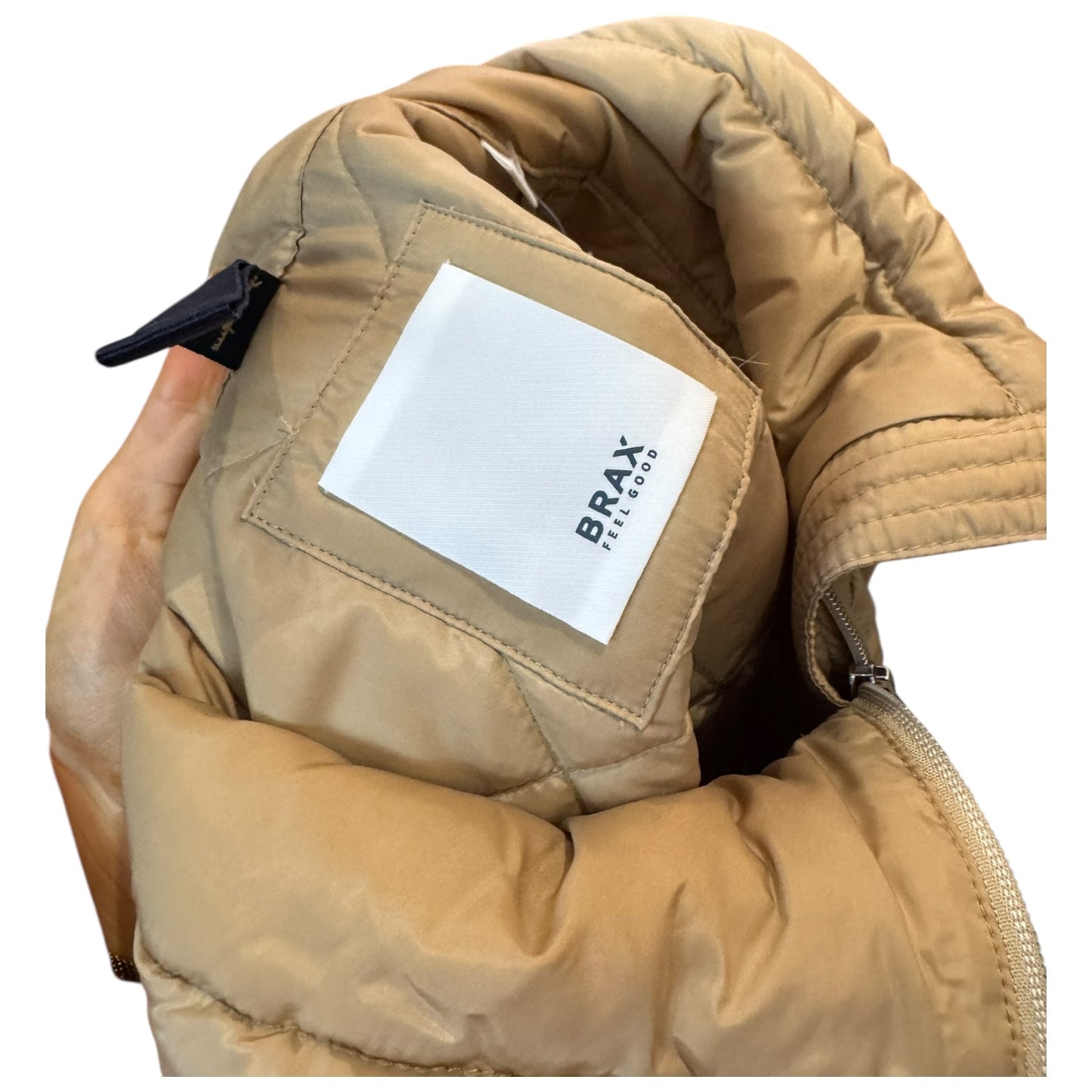 Brax Feel Good Beige Oversized Gilet - 18/20 7th