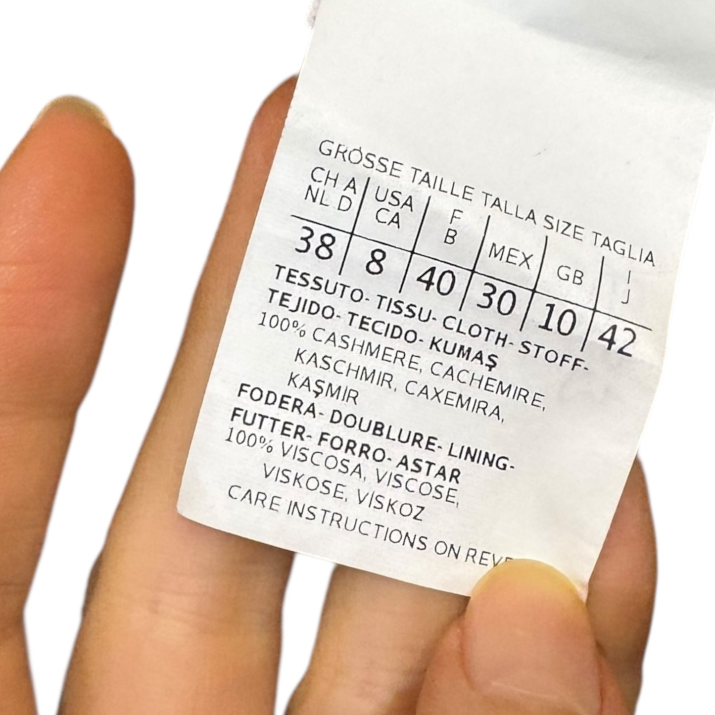 Max Mara Studio Beige Cashmere Coat - 10