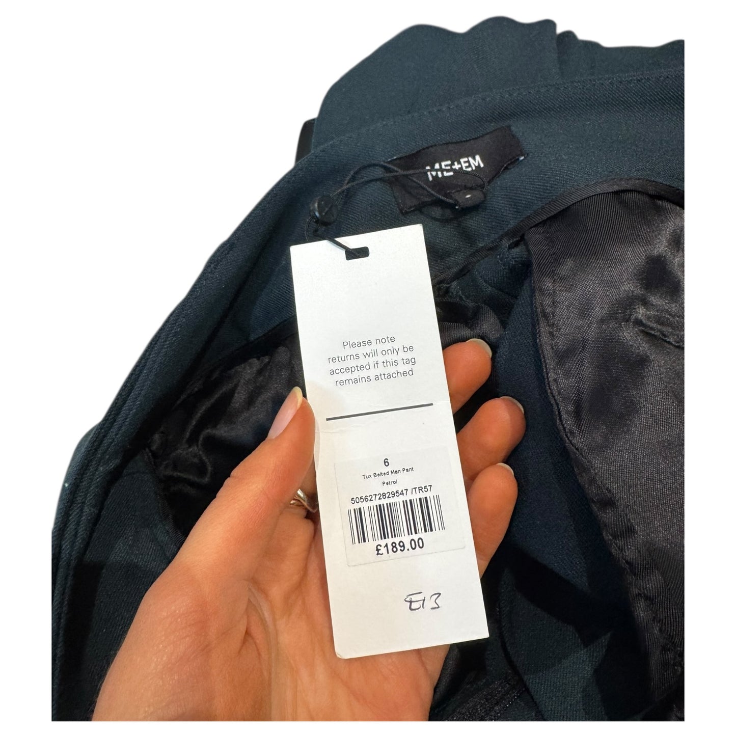 Me + Em Green and Black Tuxedo - 6/8 - NEW