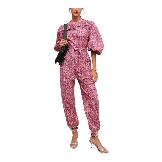 Maje Floral Printed Jumpsuit - 10
