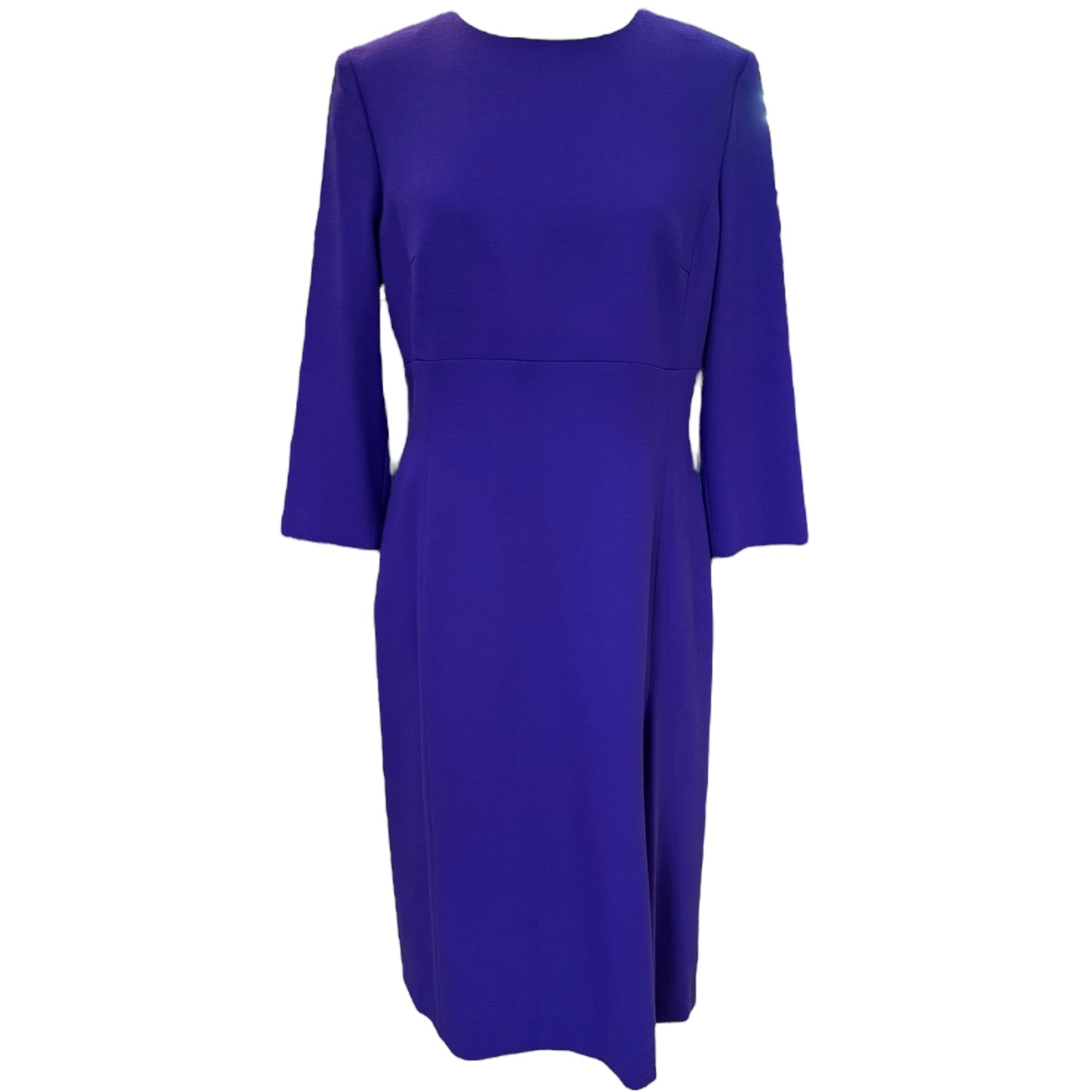 Escada Purple Three Quarter Sleeve Dress - 12