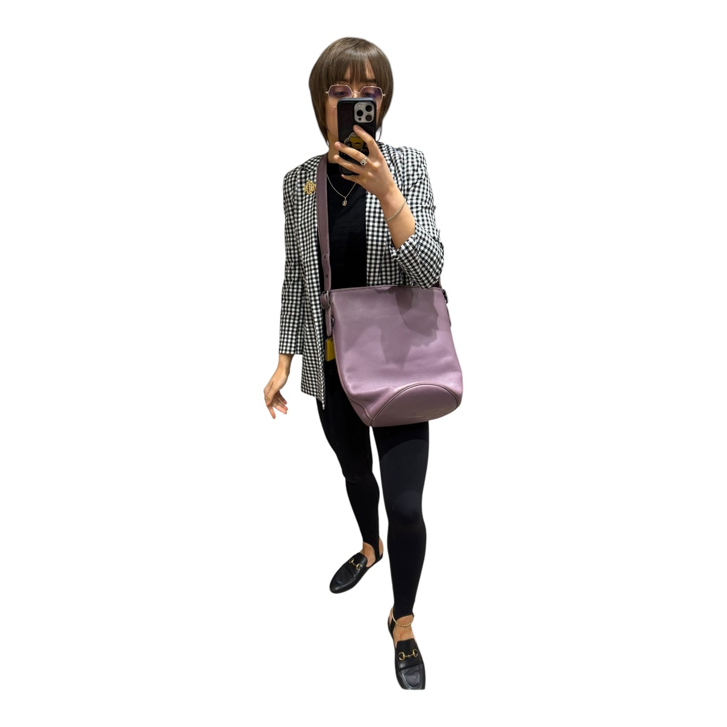 Coach Lilac Bucket Bag