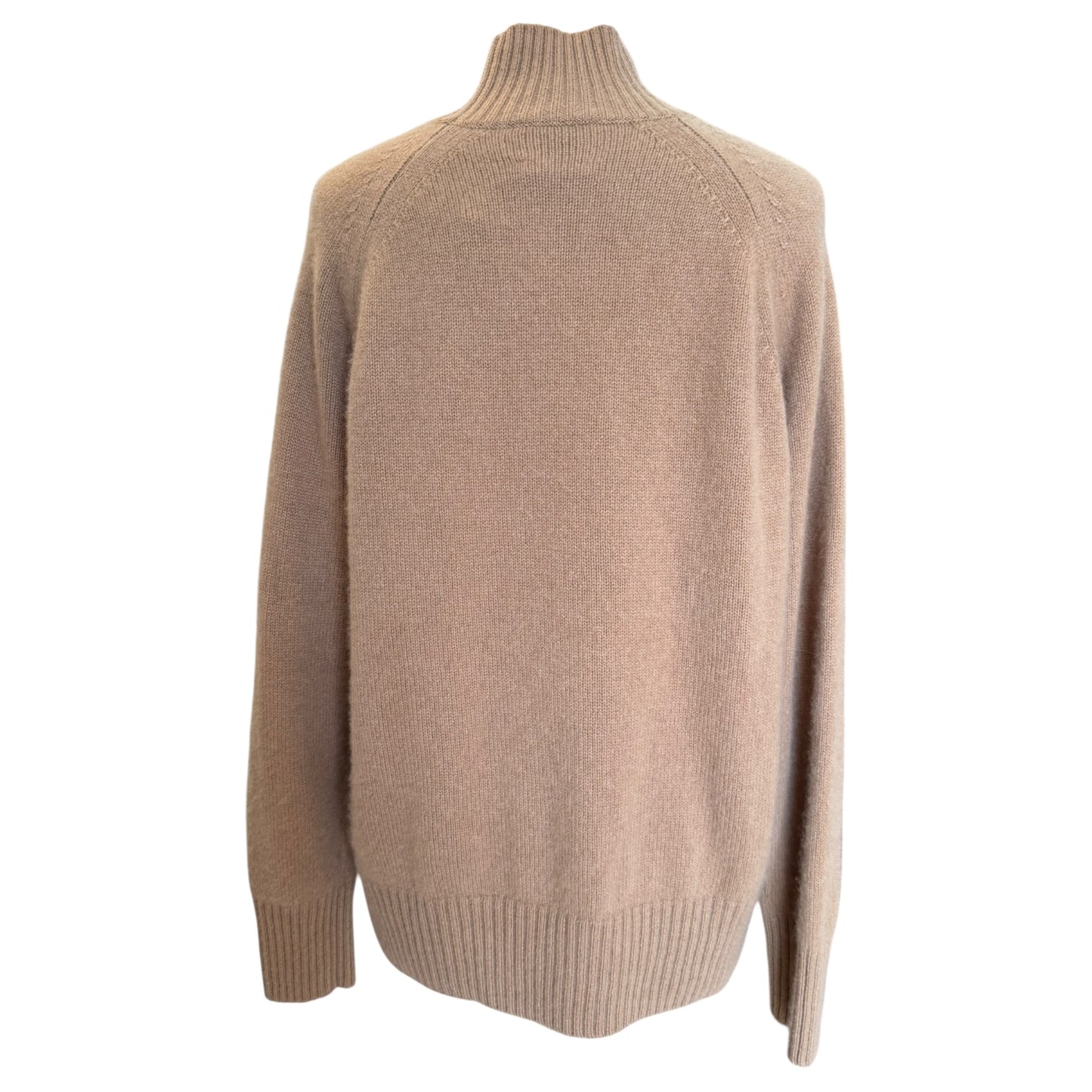 Allude Cashmere Camel Jumper - 12 - NEW