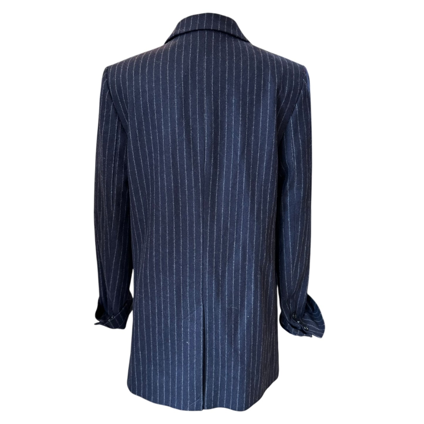 & Other Stories Navy Pinstripe Blazer - 10