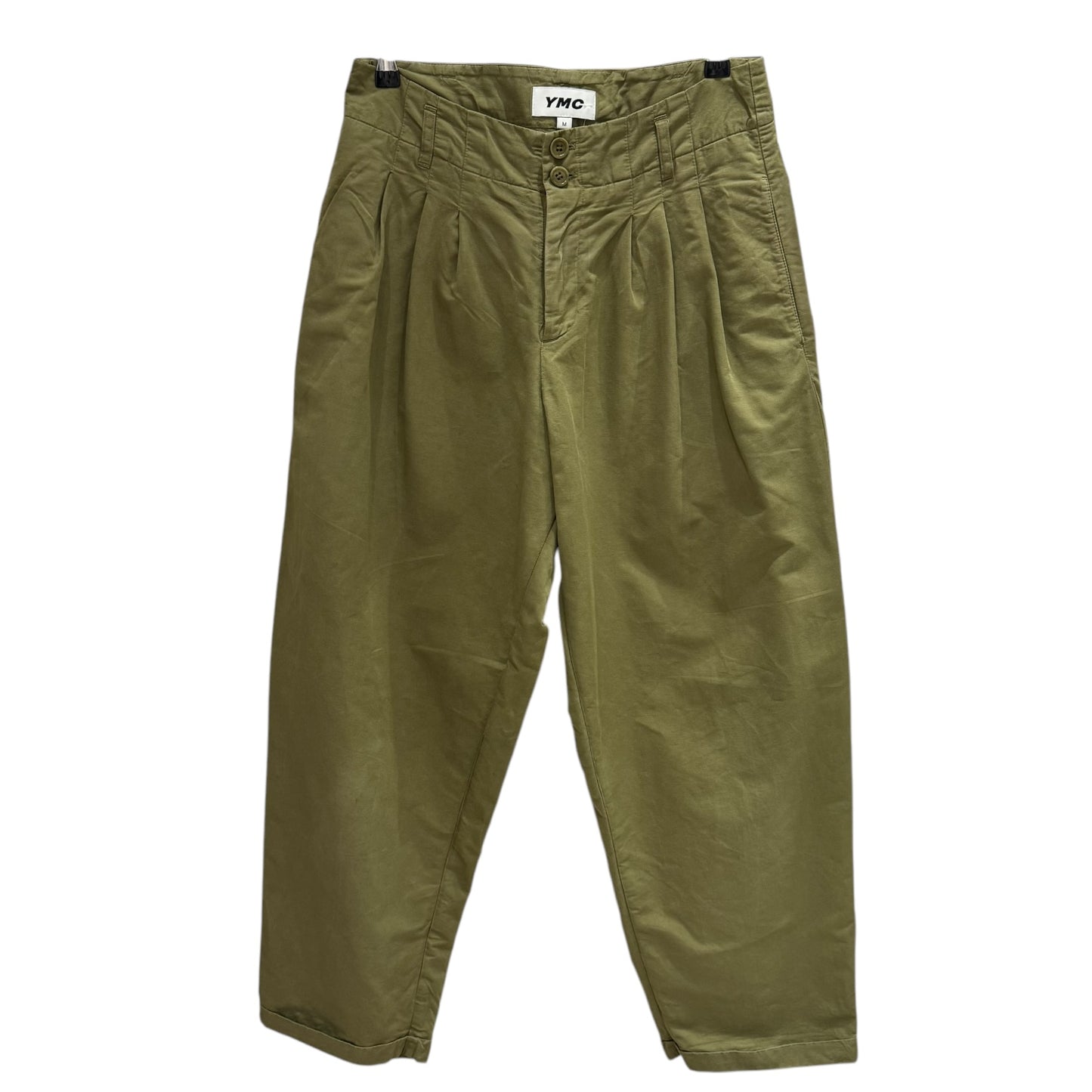 YMC Khaki 'Keaton' Trousers - 12