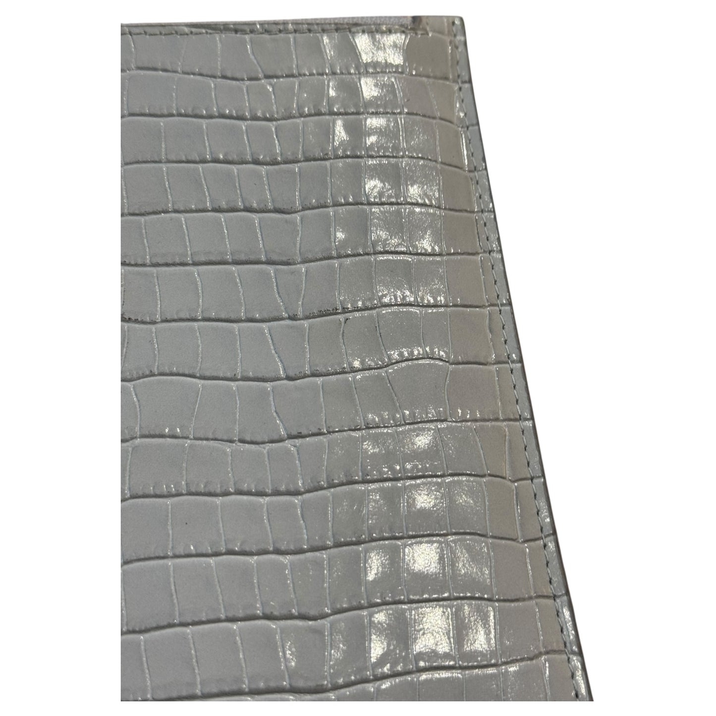 Aspinal of London Dove Grey Clutch