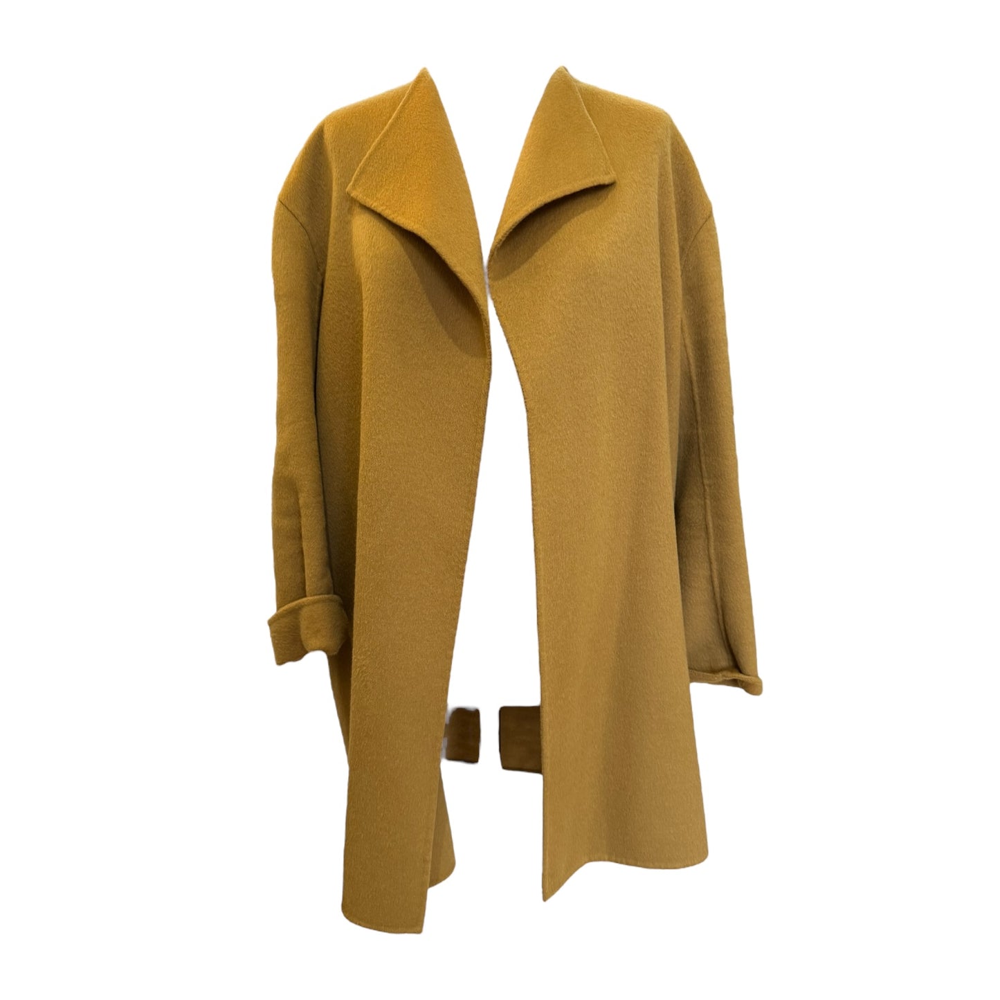 Ba&sh Camel Coat with Leather Belt - 10/12