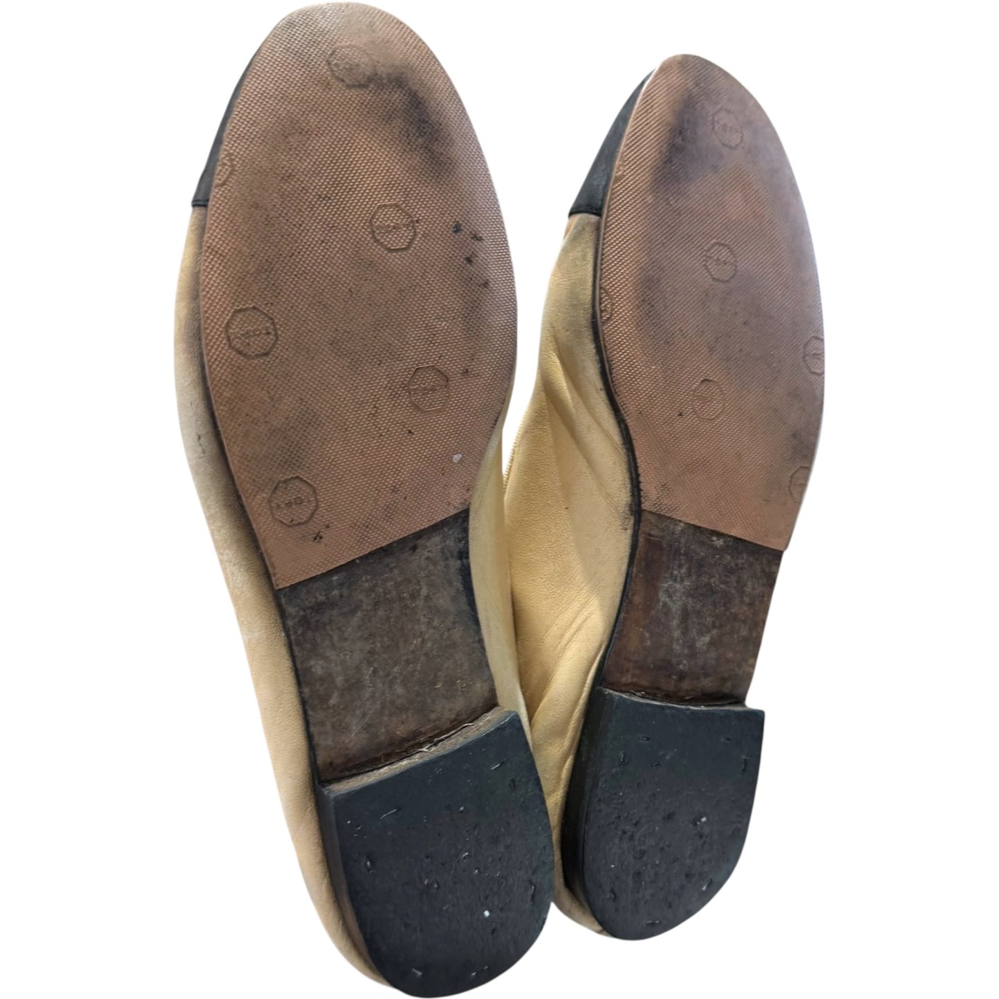 Chanel Two Tone CC Ballet Pumps - 38.5 / 5.5