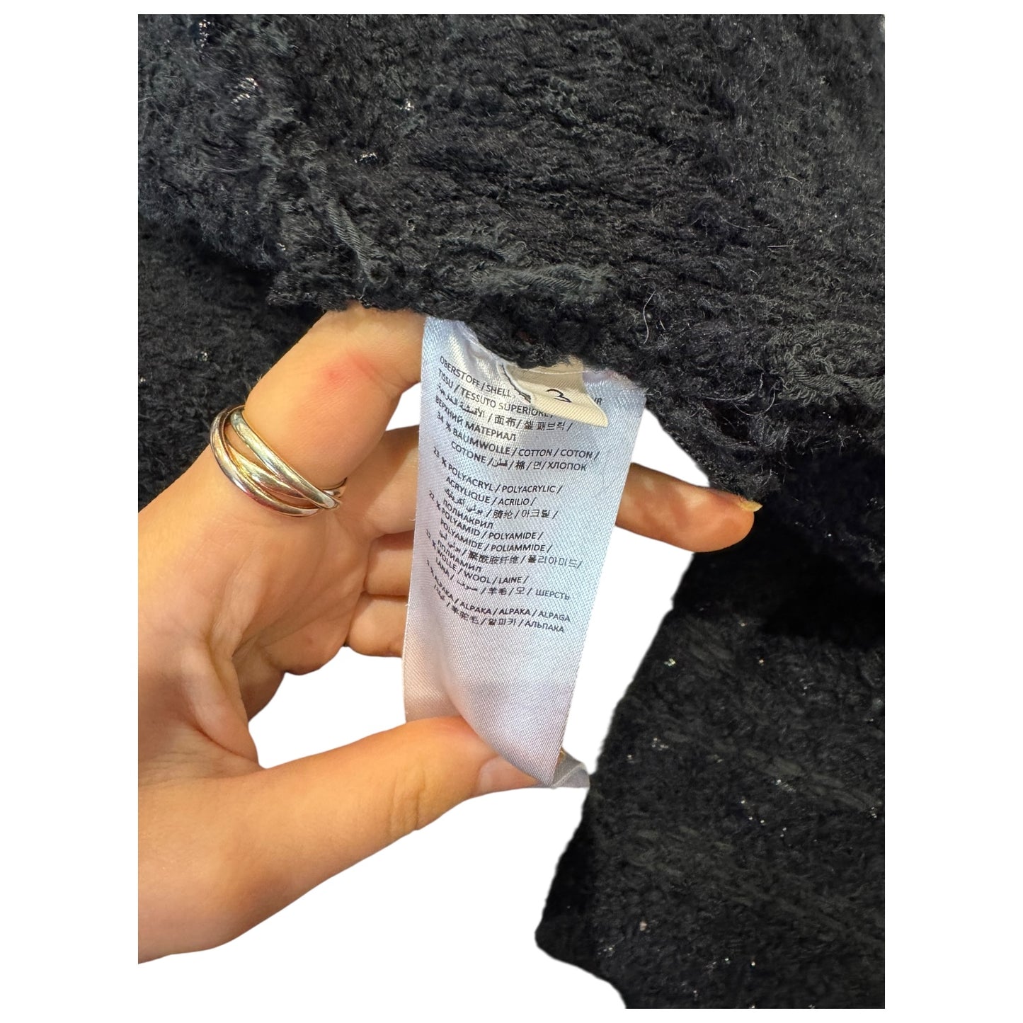 Dorothee Schumacher Black Tweed Jacket - 10/12