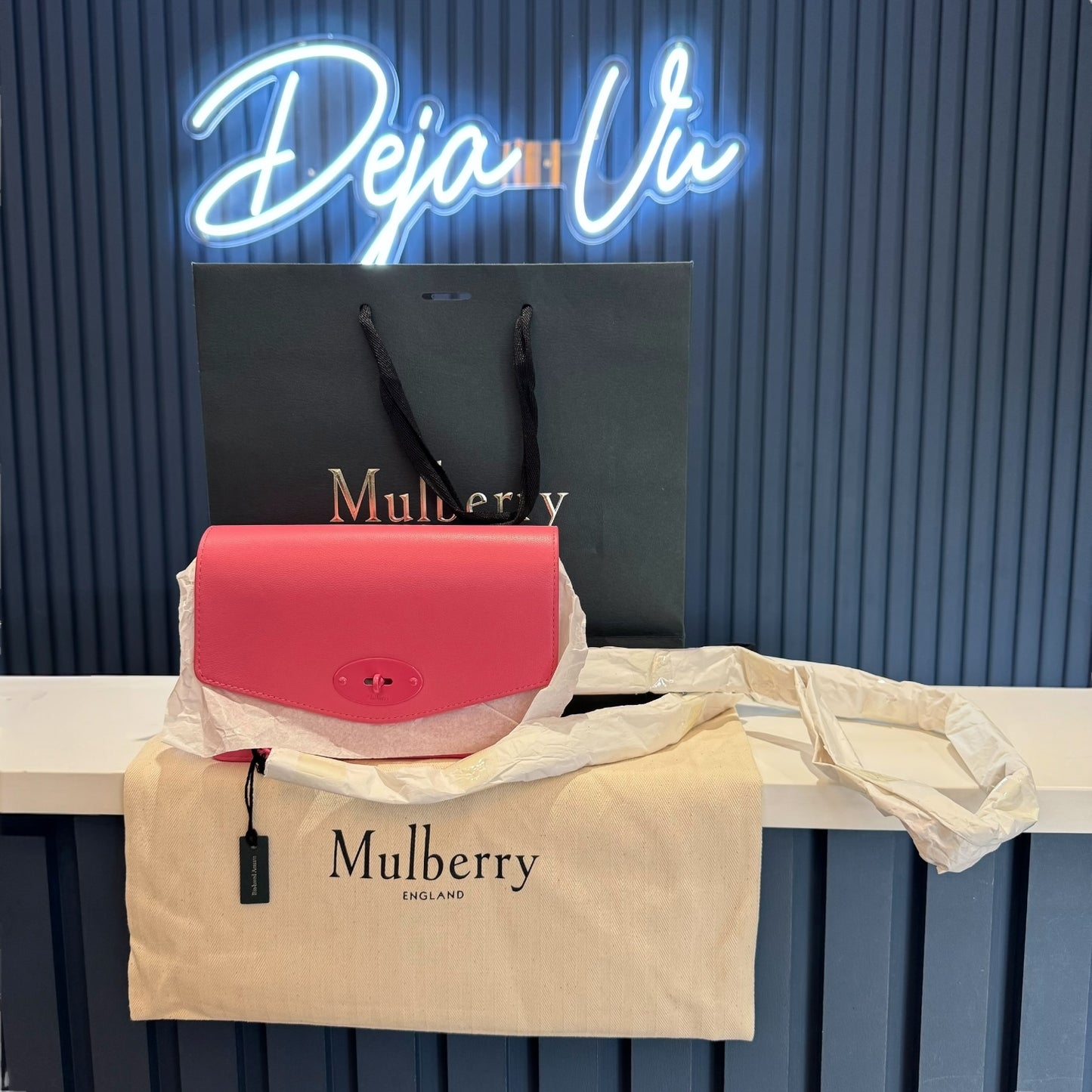 Mulberry Pink Darley Crossbody Bag - NEW