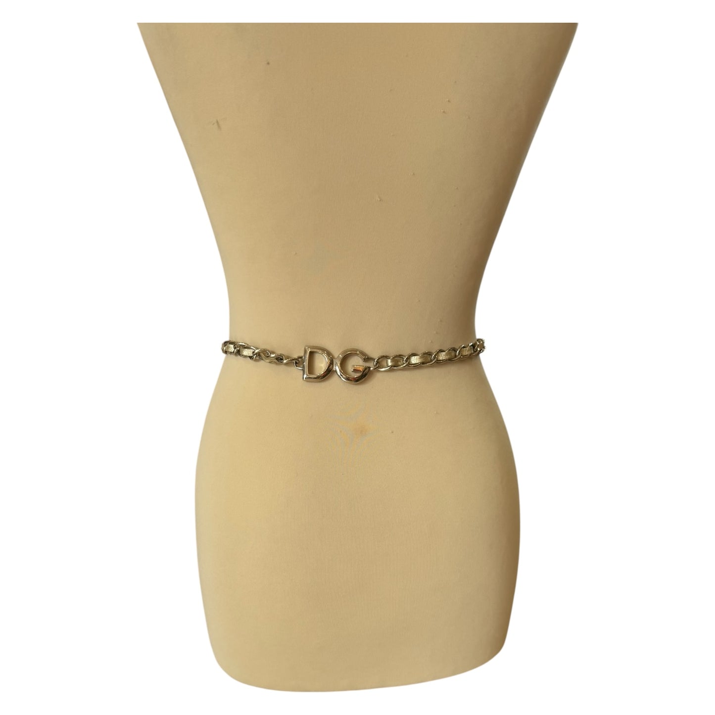Dolce and Gabbana Silver Chain Belt