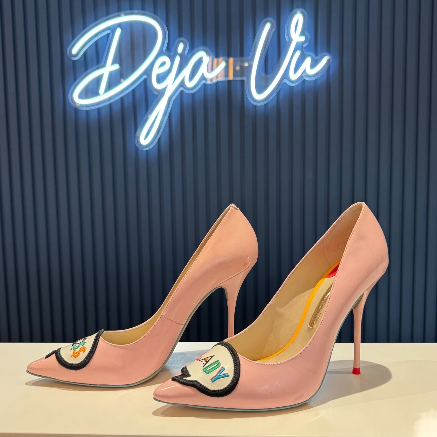 Sophia Webster Pink 'Boss Lady' Heels - 39.5 / 6.5 - NEW