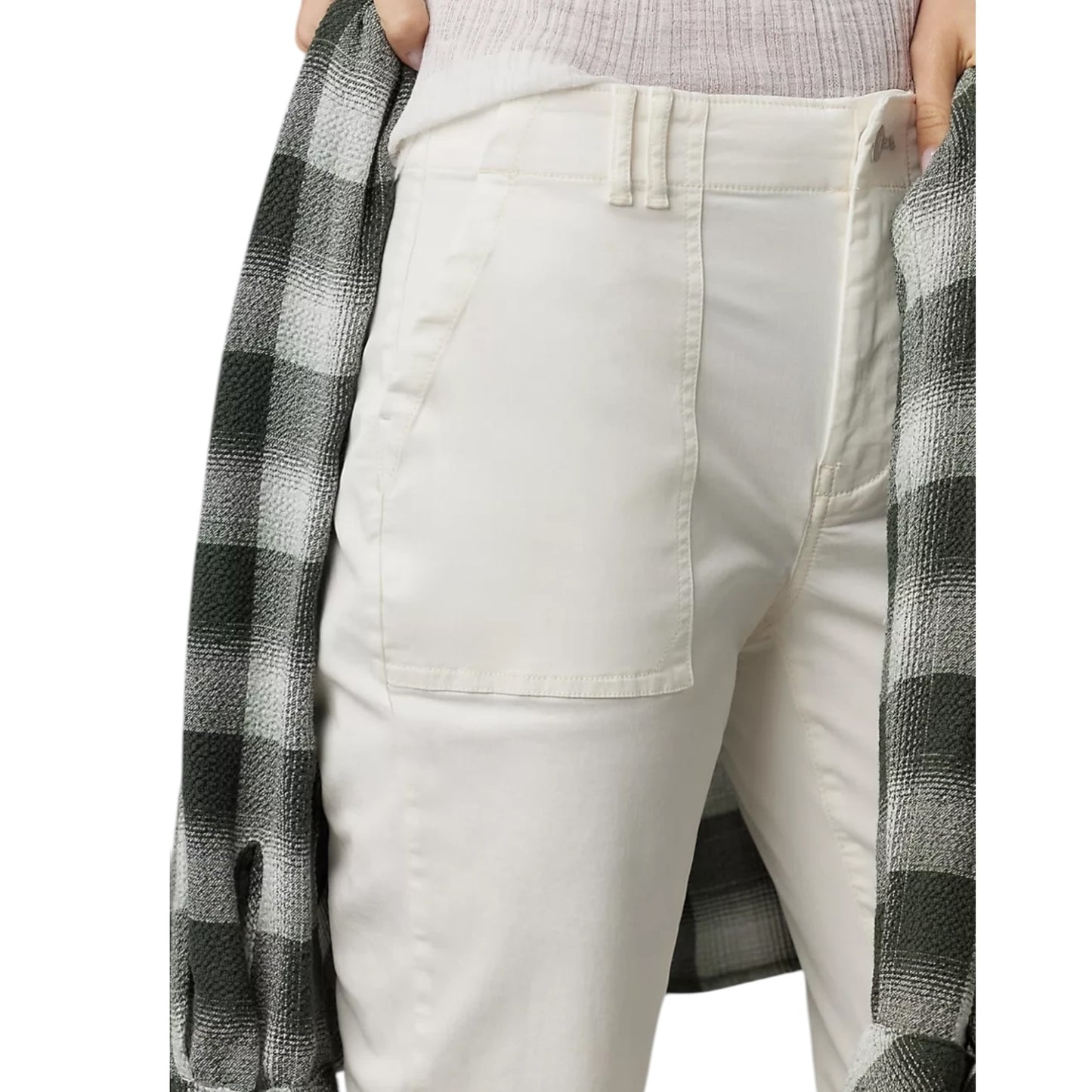 Pilcro White Cream Trousers - 10/12