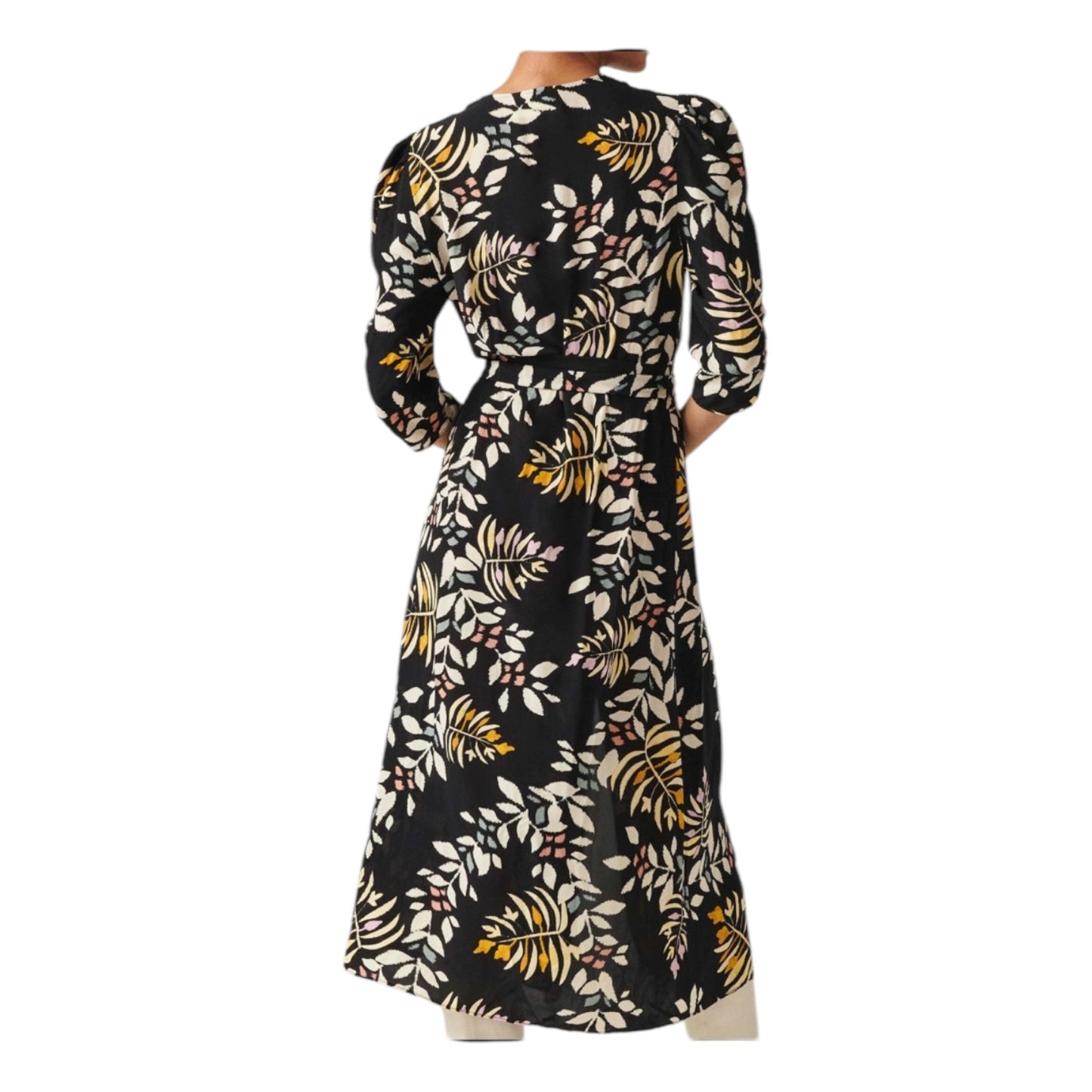 Ba&sh Black Crissy Floral Dress - 12/14