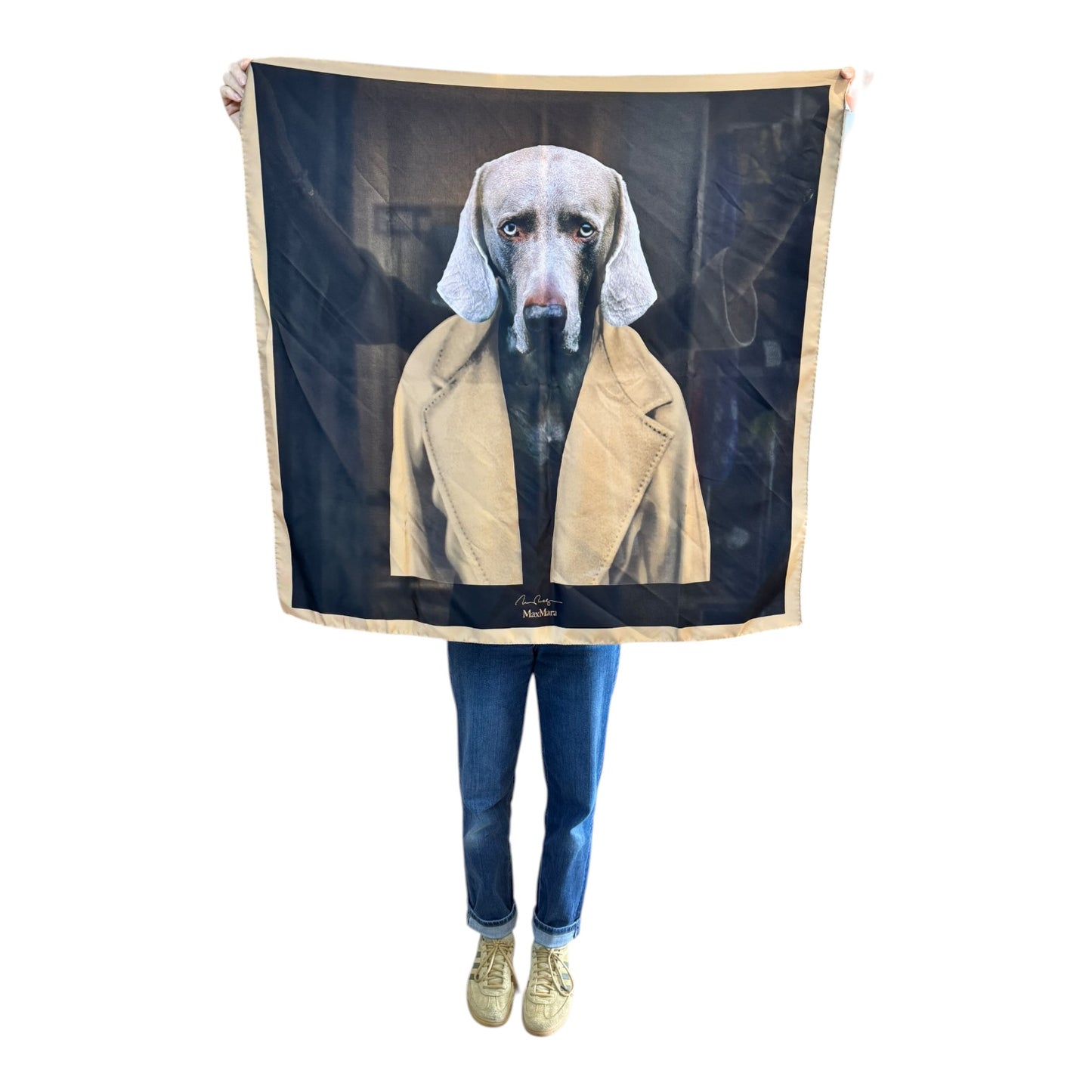 Max Mara Graphic Printed Square Scarf - NEW