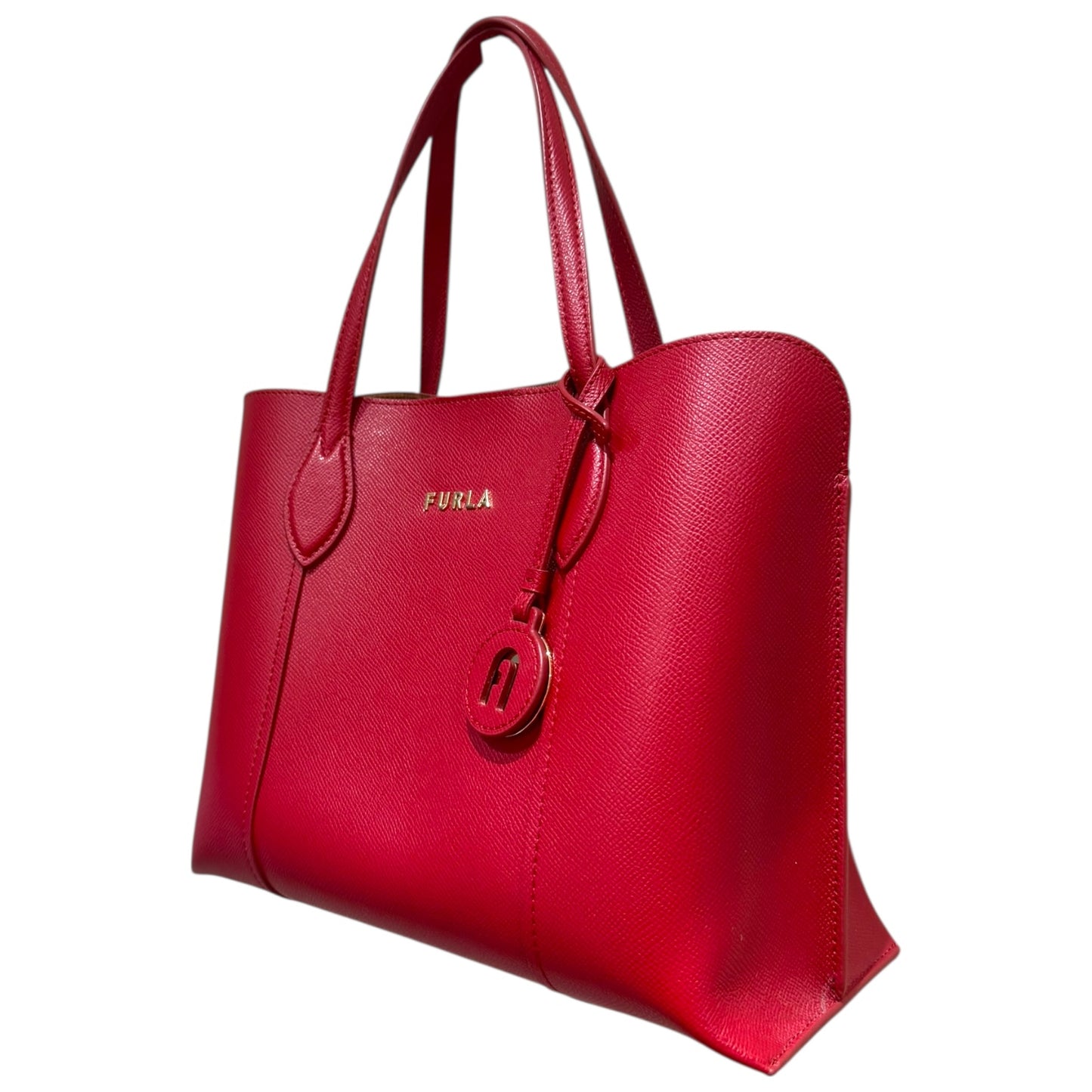 Furla Vittoria M Tote Bag in Maroon