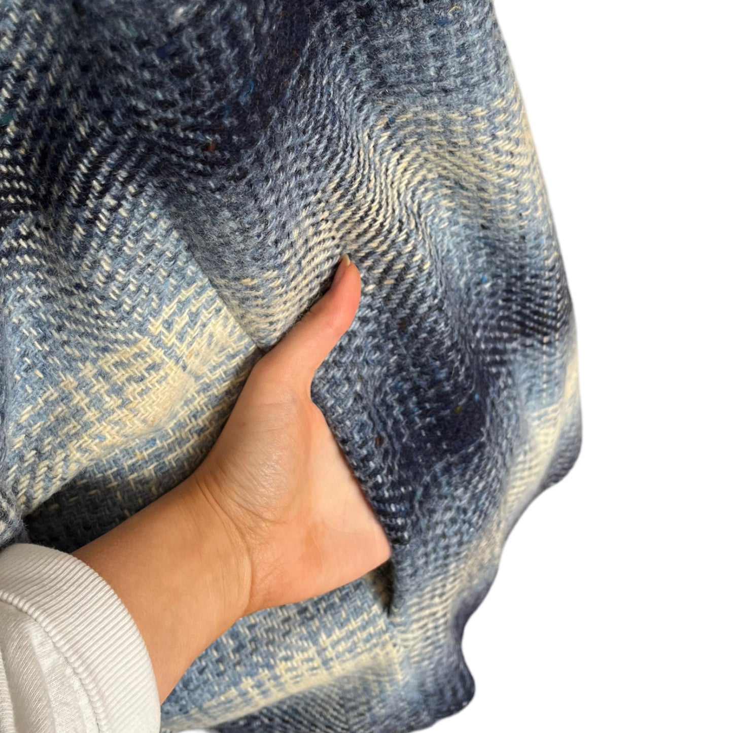 Avoca Blue Tweed Shacket