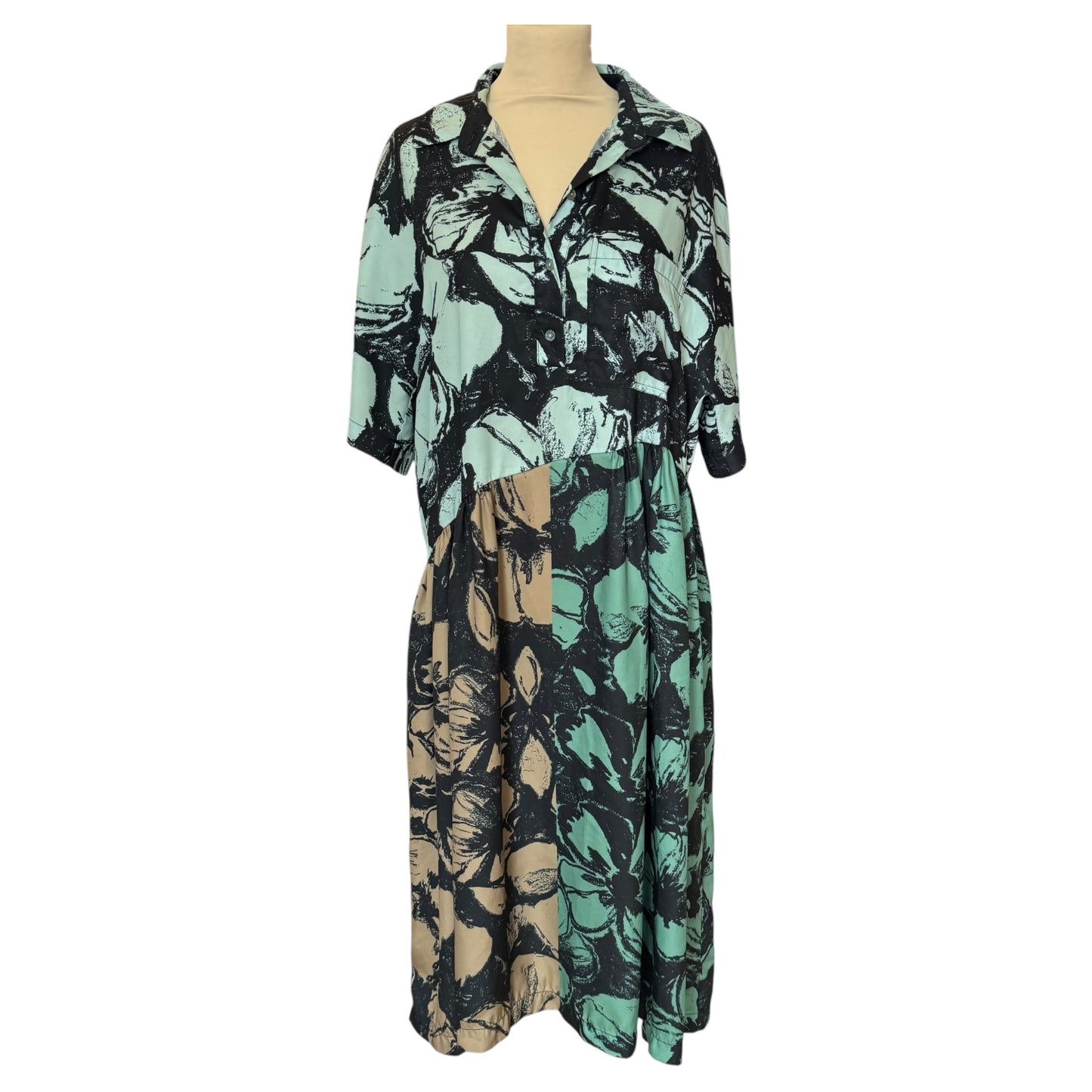 Stine Goya Multi Patterned Hunter Dress - 12/14
