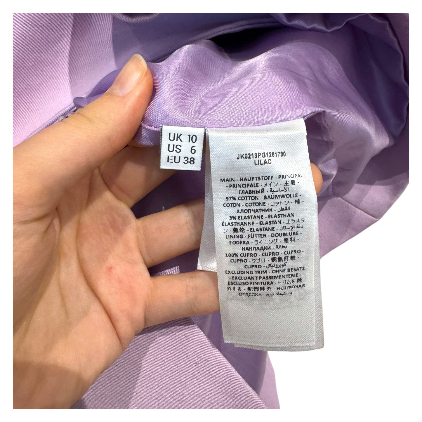JW Anderson Lilac Blazer - 10 - NEW