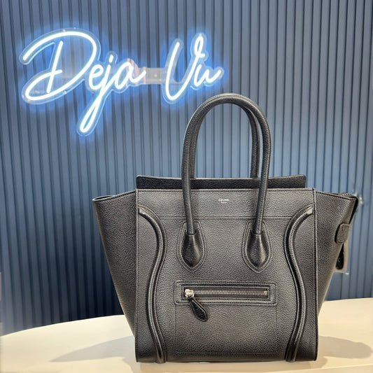 Celine Black Micro Luggage Bag