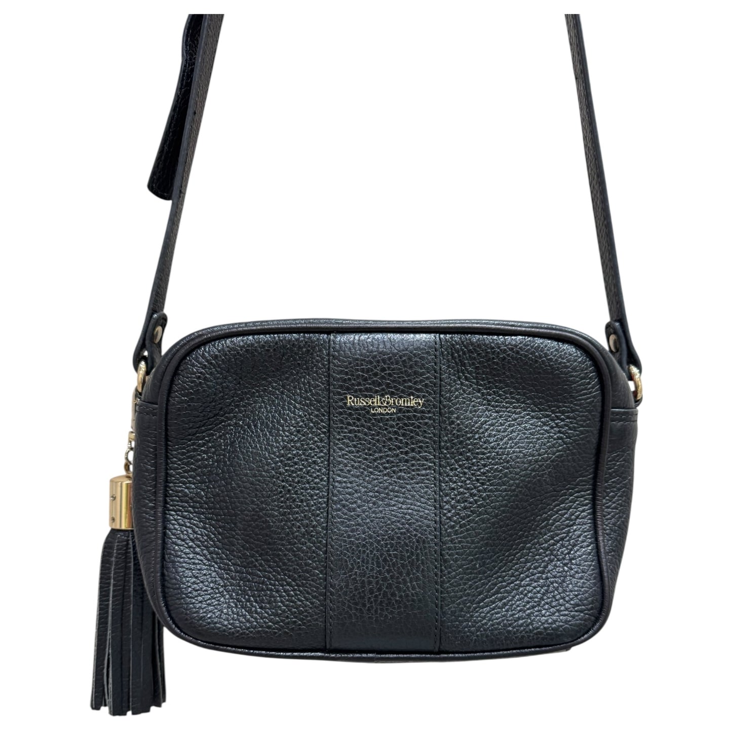 Russell & Bromley Black Camera Crossbody Bag