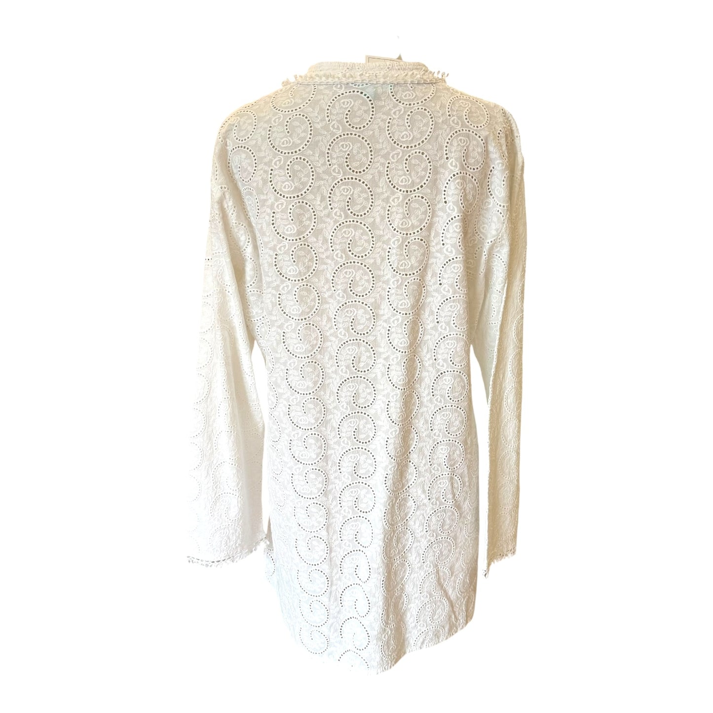 Melissa Odabash White Cotton Tunic - 12/14