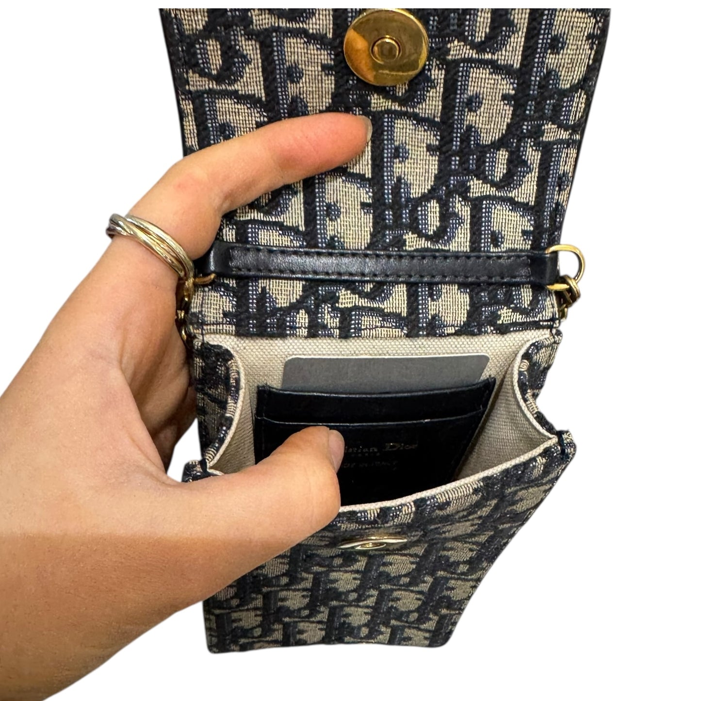 Dior 'Oblique' Saddle Crossbody Bag