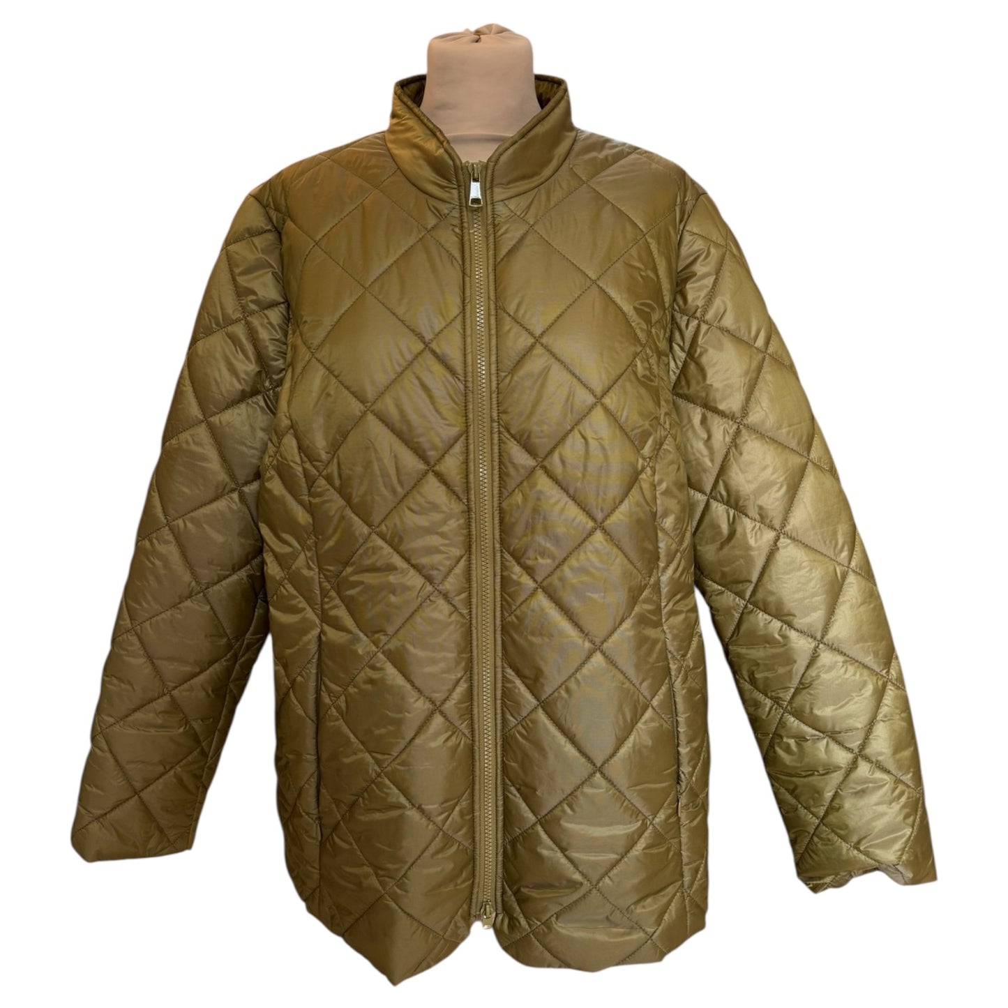 Gerry Weber Khaki Water Repellent Padded Jacket - 22