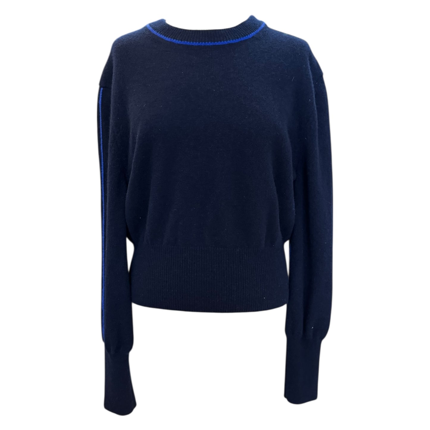 Paul Smith Navy Blue Detail Lambswool Jumper - 12/14