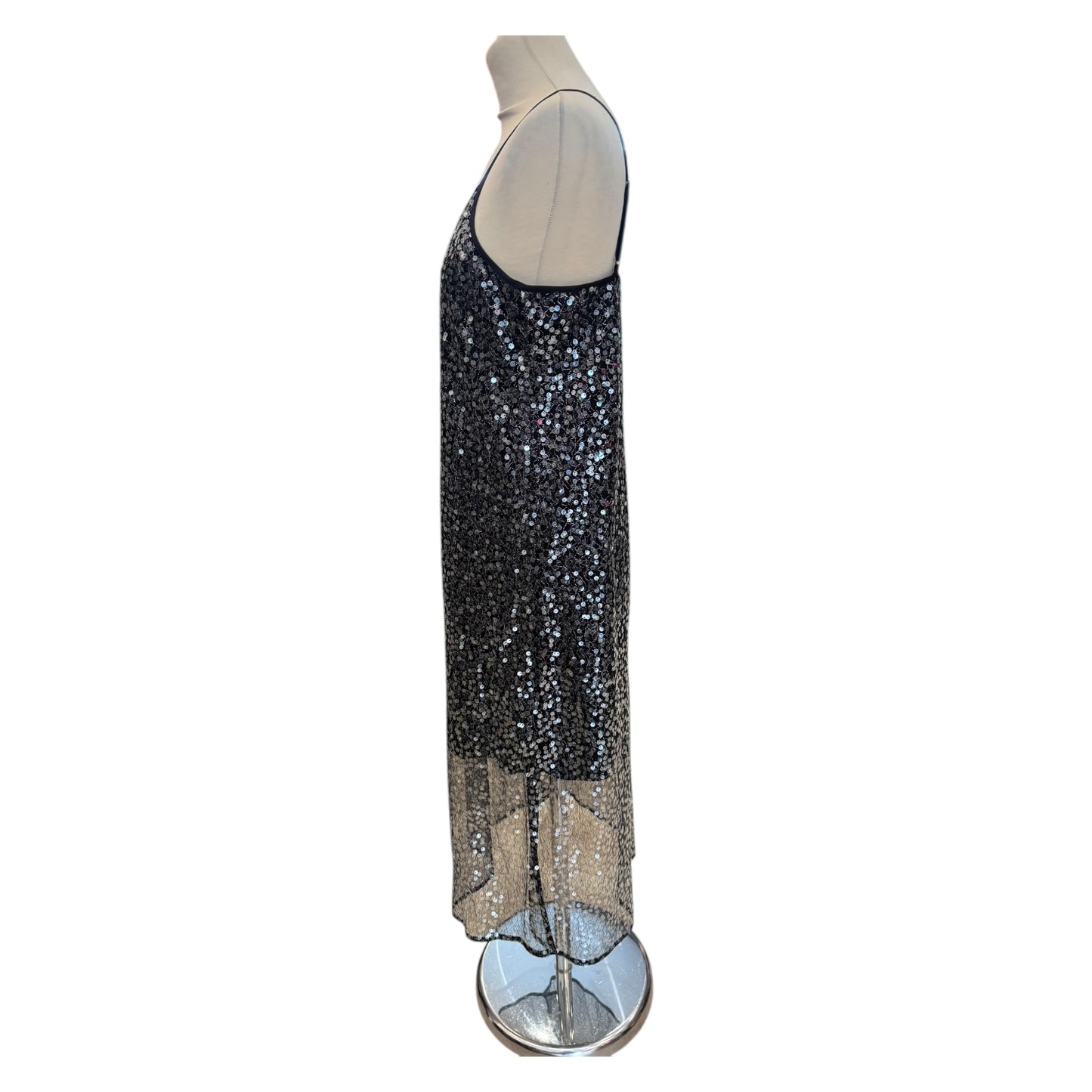 Karen by Simonsen Sequined Dress and Top in Meteorite - 10