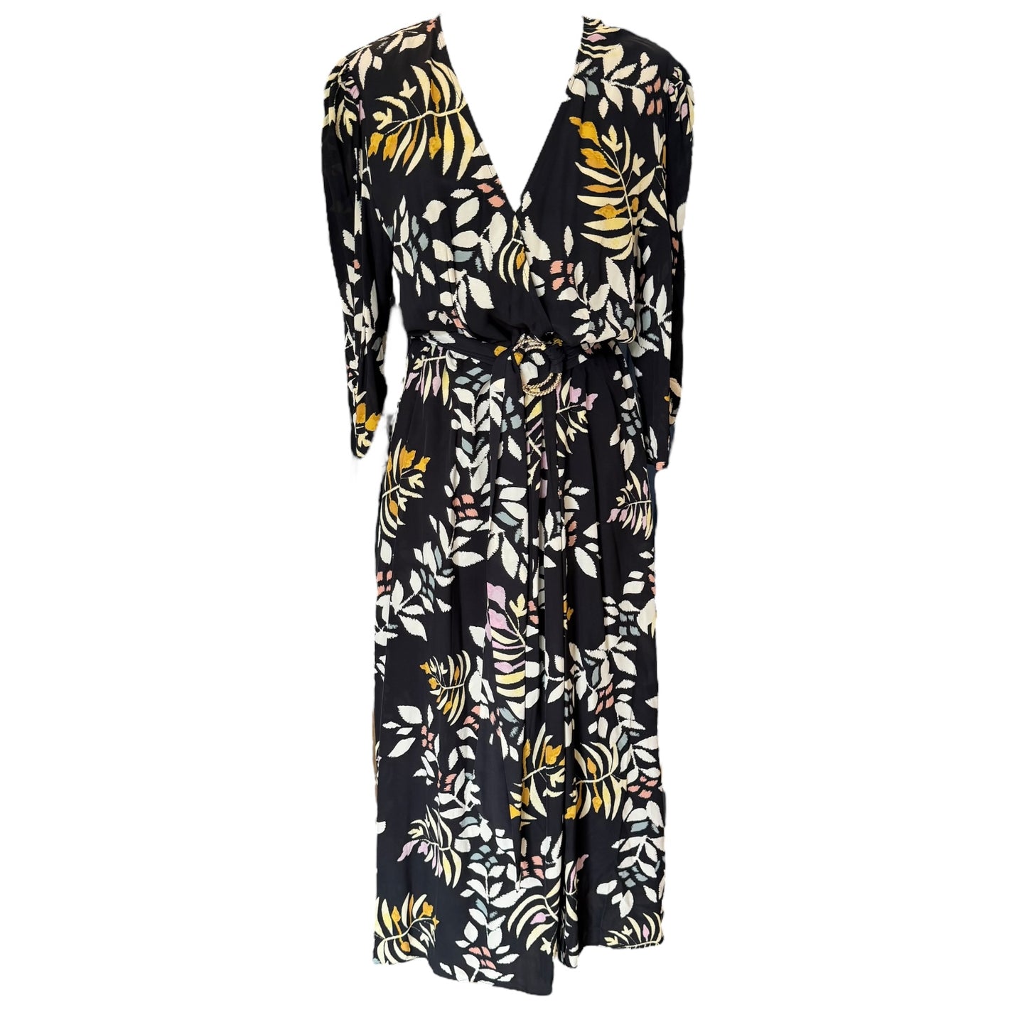 Ba&sh Black Crissy Floral Dress - 12/14