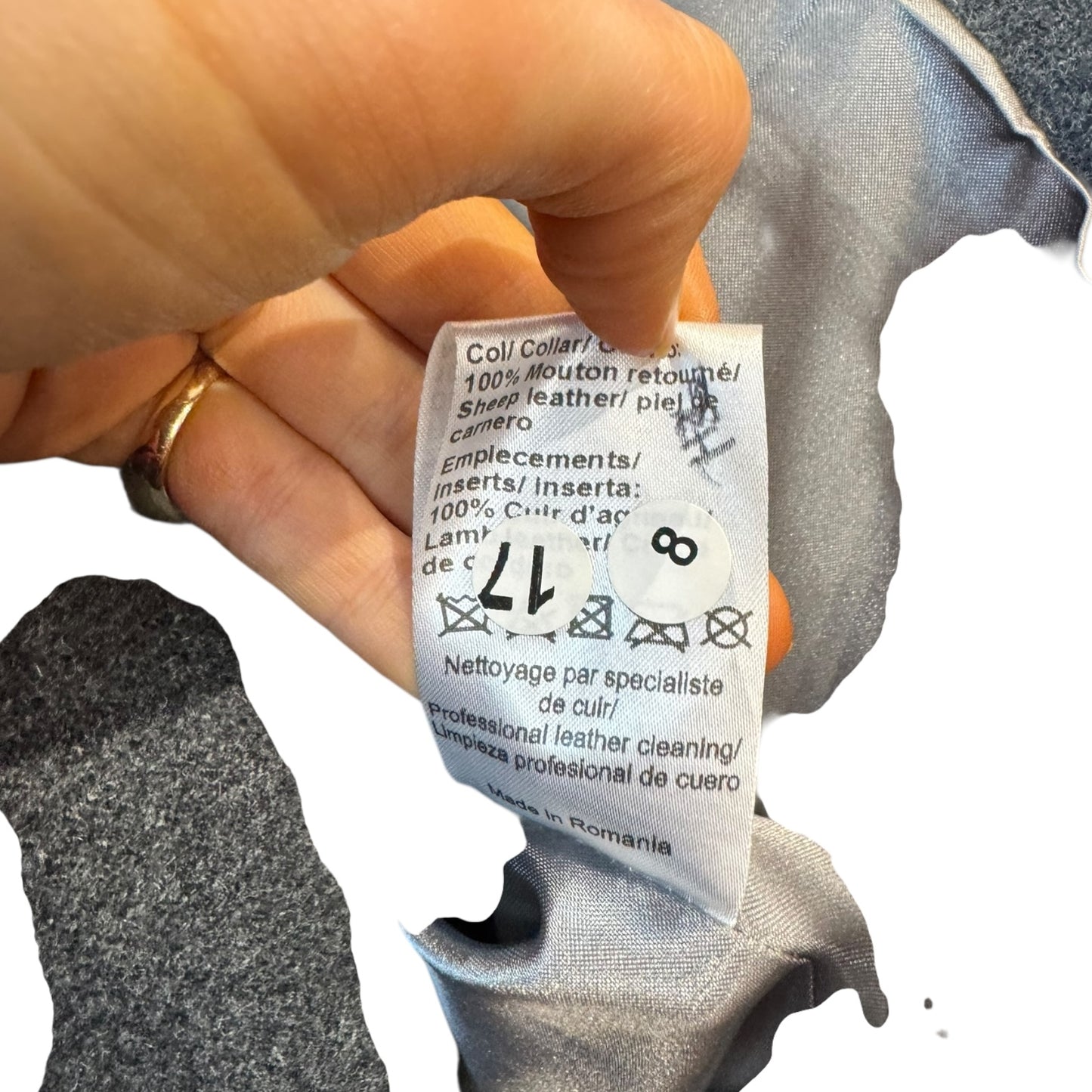 Sandro Grey Double Breasted Coat - 12