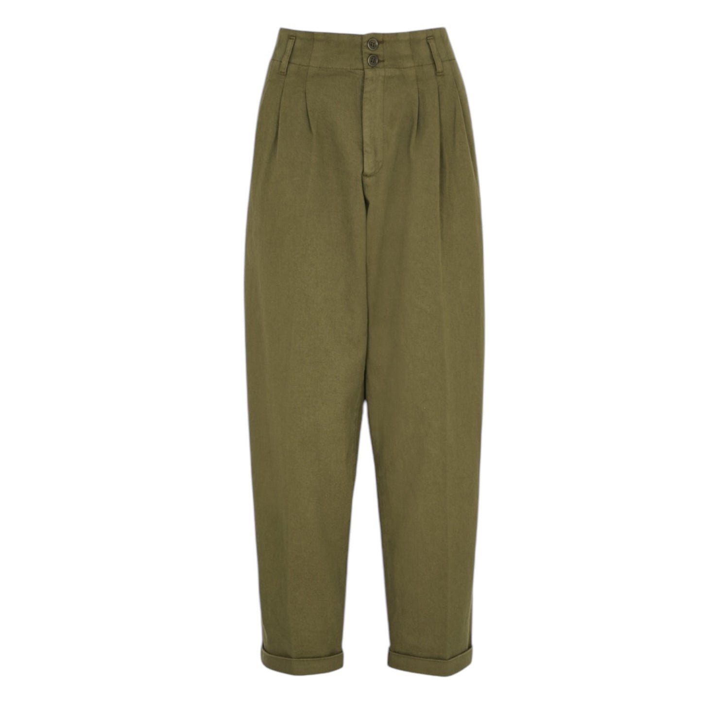 YMC Khaki 'Keaton' Trousers - 12