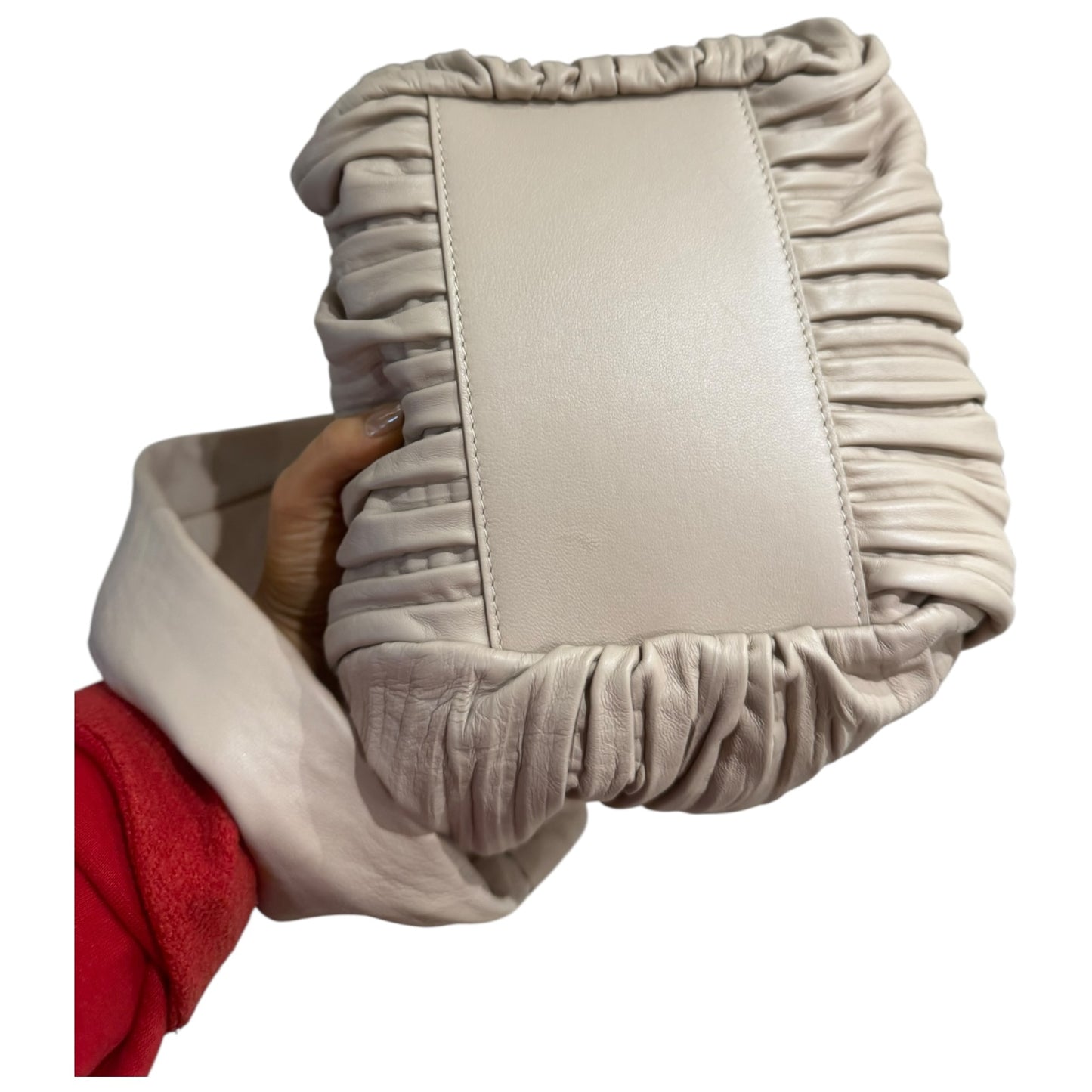 Max Mara Ketty Beige Sheep Skin Mini Handbag