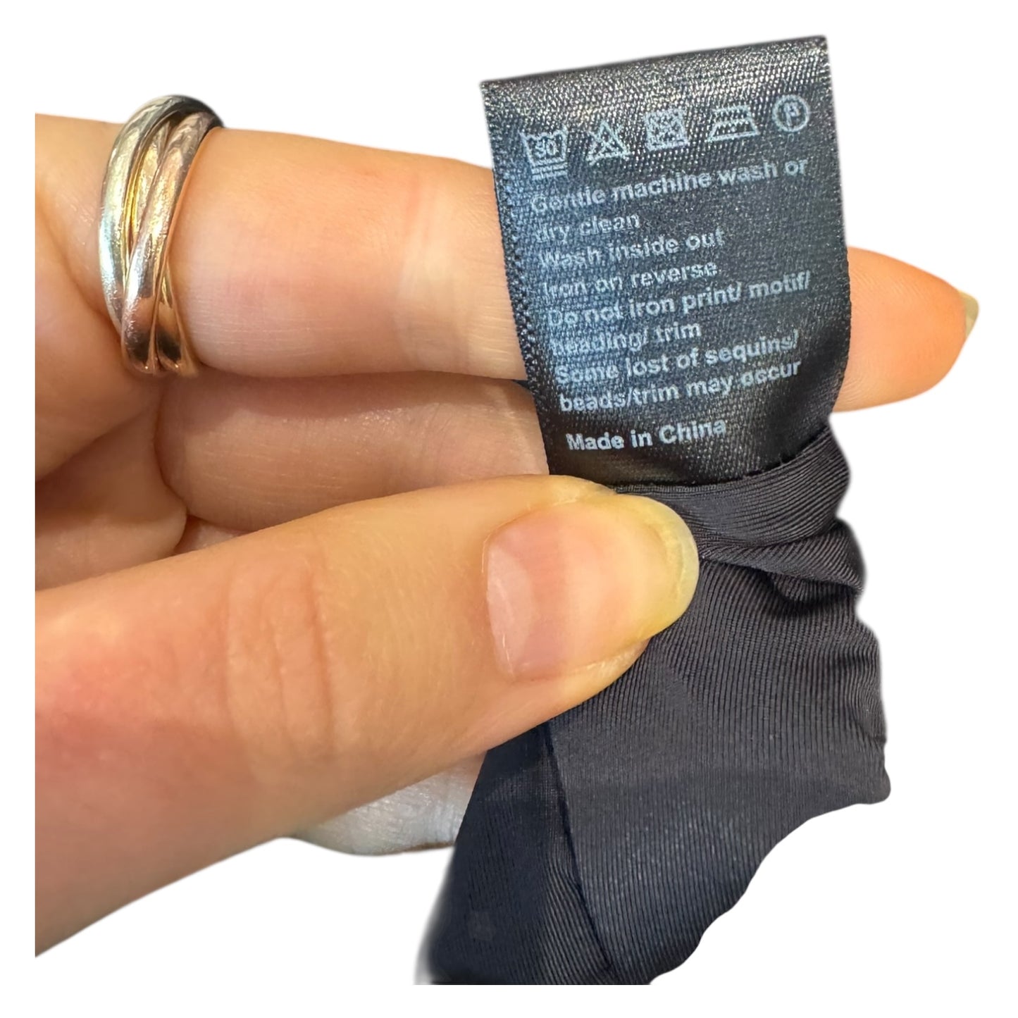 Me + Em Black Sequin Mini Long Sleeve Dress - 10