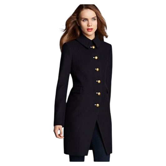 Marc Jacobs Navy Virgin Wool Coat - 10