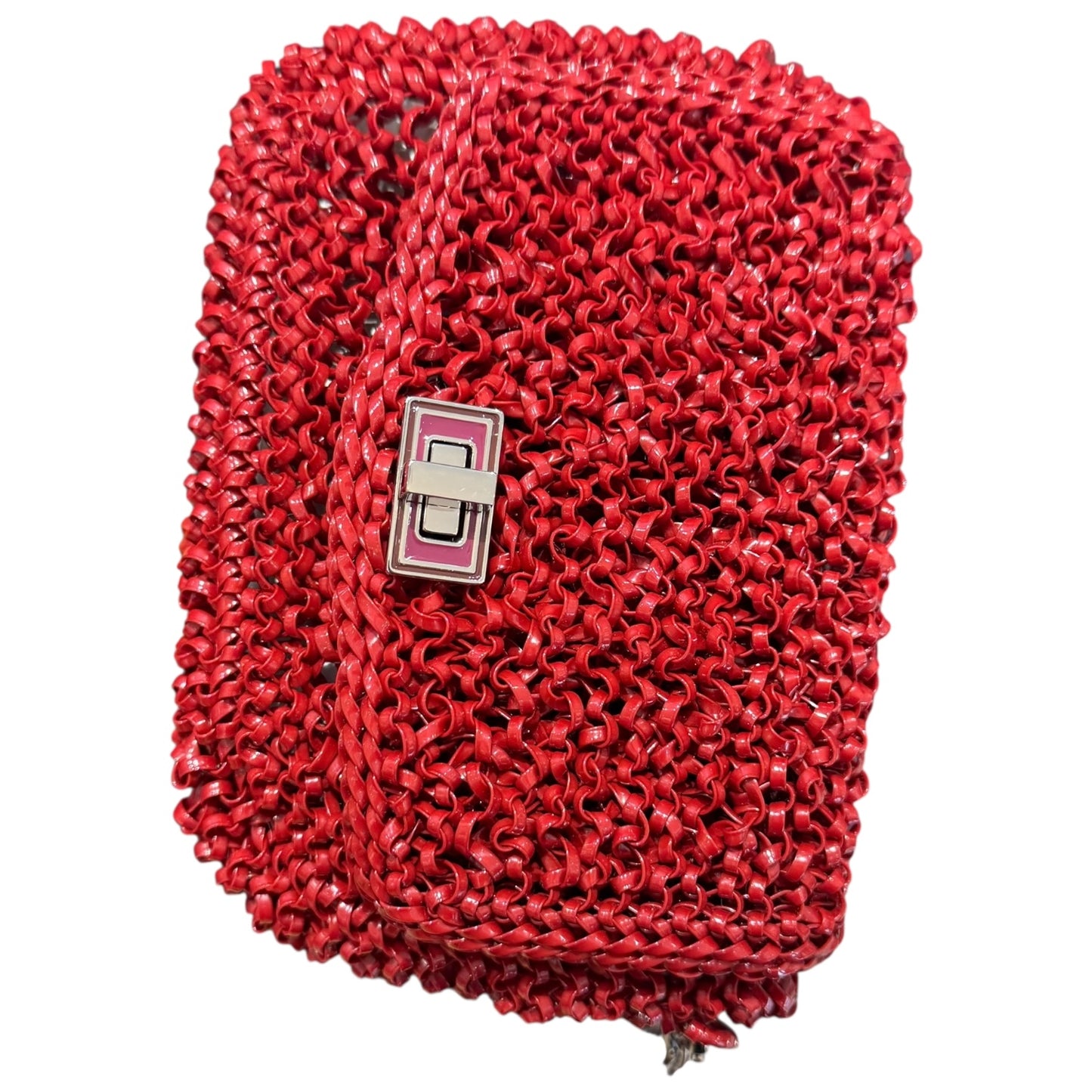 Antiprima Red Woven Bag