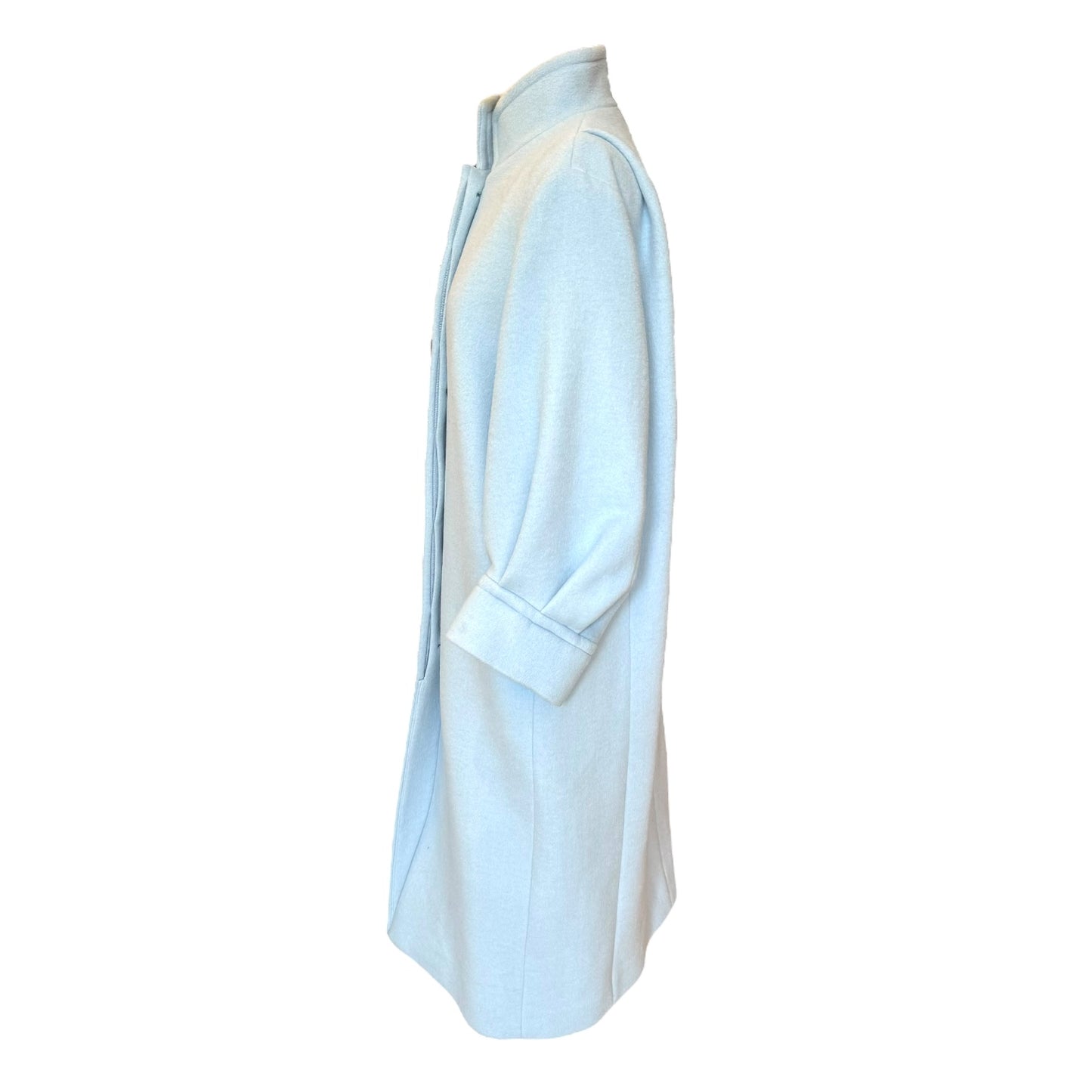 Ted Baker Sairse Pleated-Sleeve Pale Blue Coat - 12